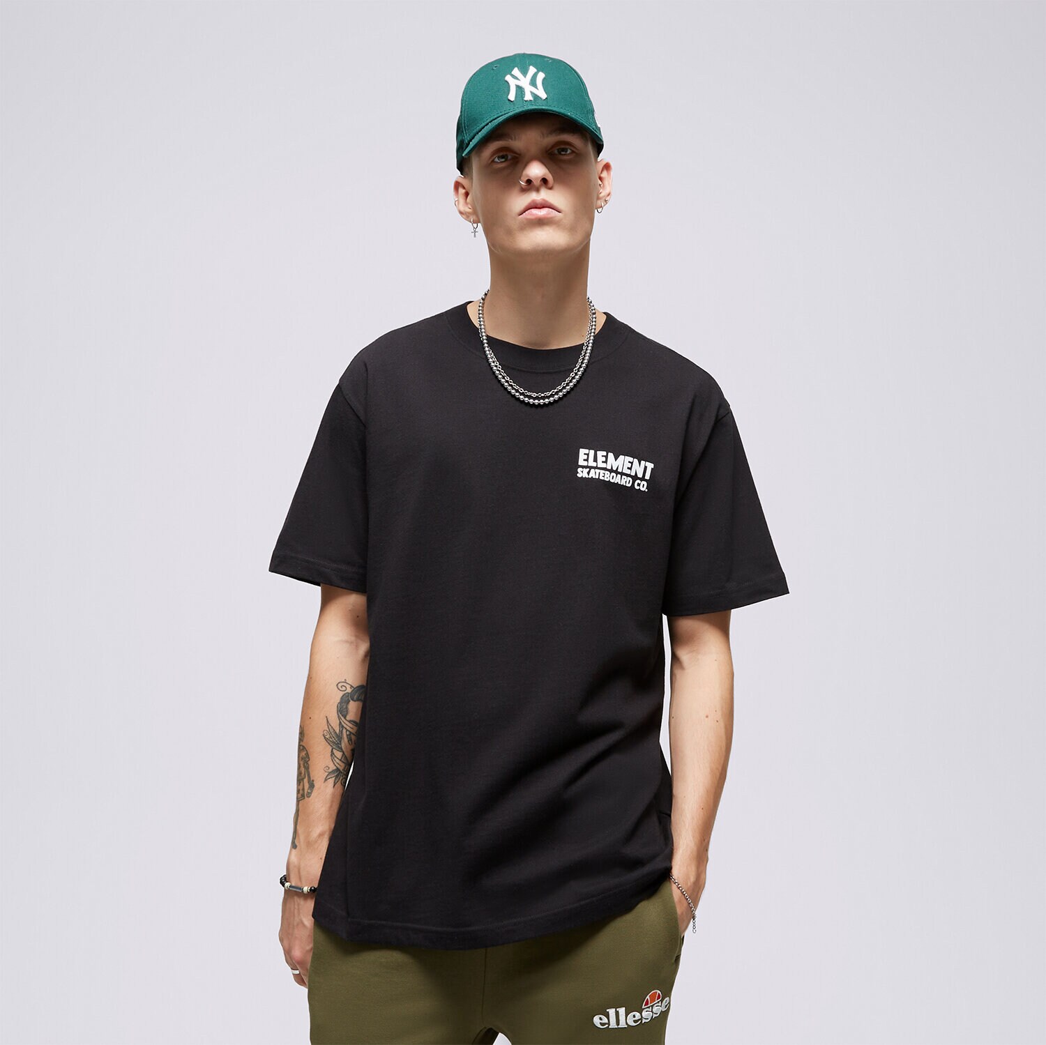 Muške majice ELEMENT T-SHIRT NEVER SS ELYZT00291-FBK šarena