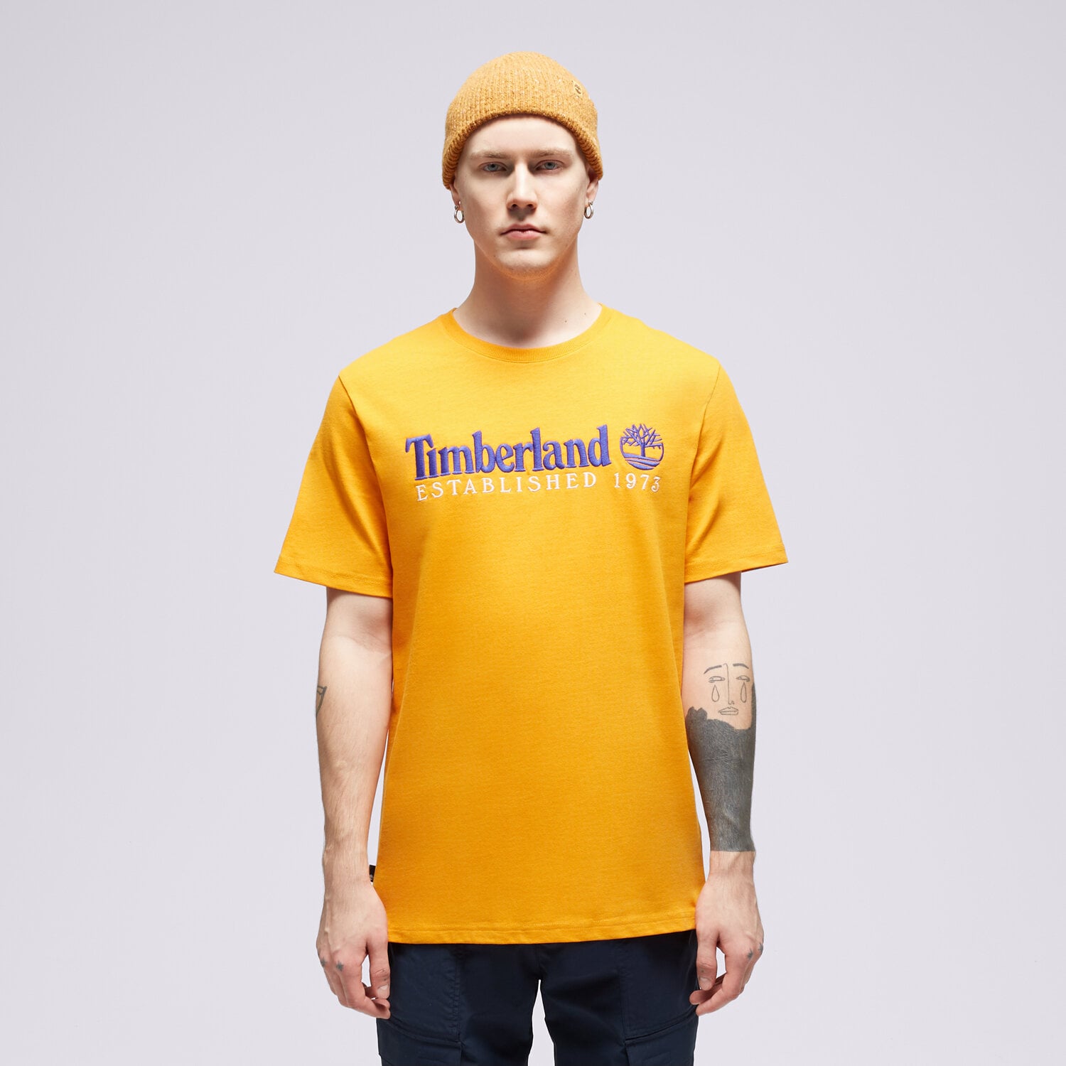 Muške majice TIMBERLAND T-SHIRT SS EST. 1973 CREW TEE REGULAR TB0A6SE1ED11 žuta