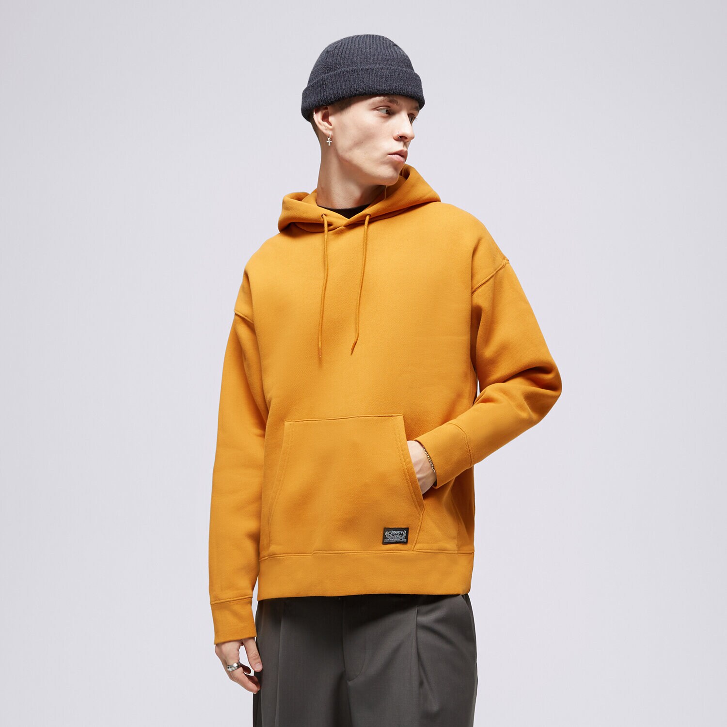 Muške dukserice LEVI'S VESTA S KAPULJAČOM SKATE A1008-0005 narančasta
