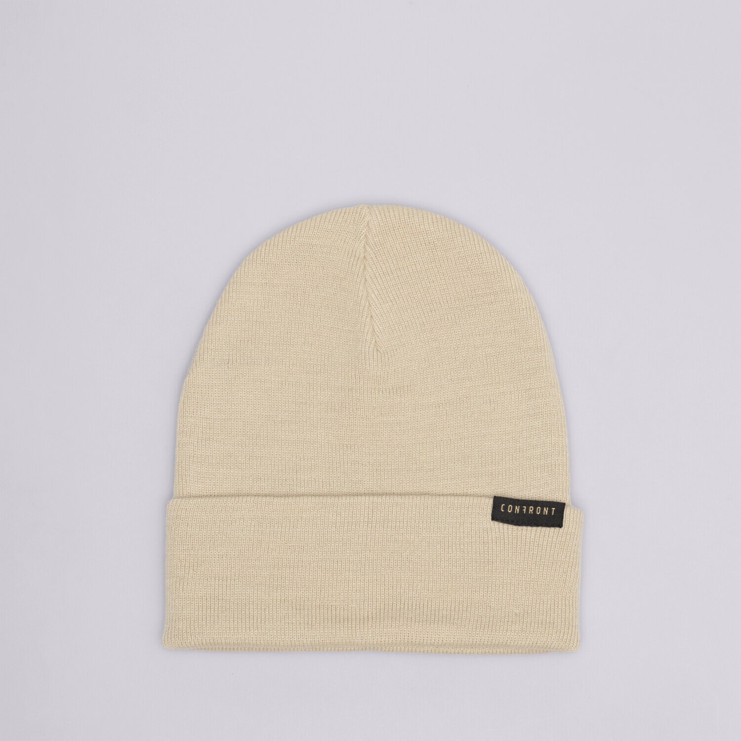Ženske zimske kape CONFRONT KAPA CLASSIC BEANIE CF323HAT90005 bež