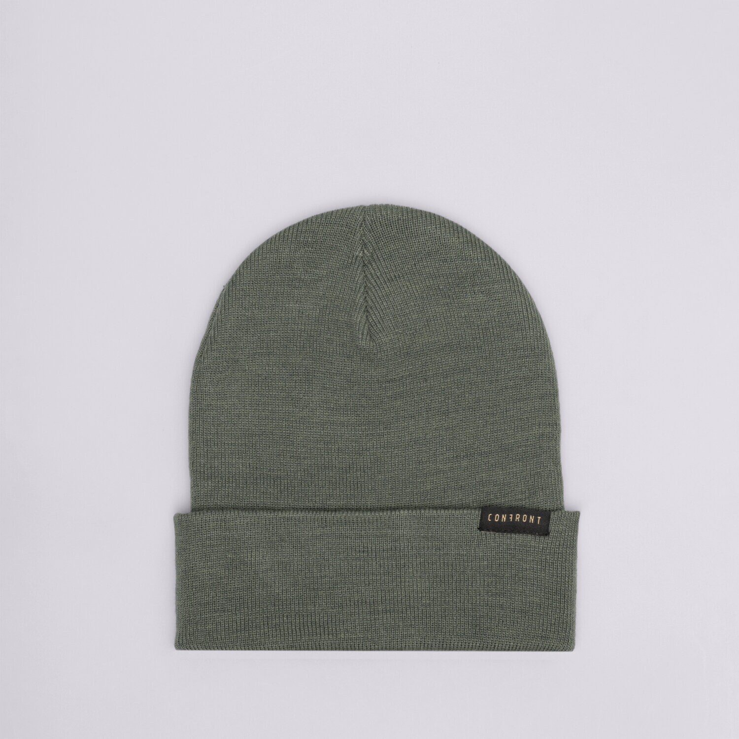 Ženske zimske kape CONFRONT KAPA CLASSIC BEANIE CF323HAT90004 zelena