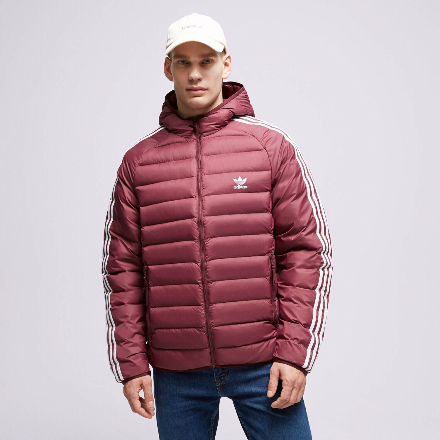 Muške zimske jakne ADIDAS DONJA JAKNA PAD HOODED PUFF IL2567 bordo