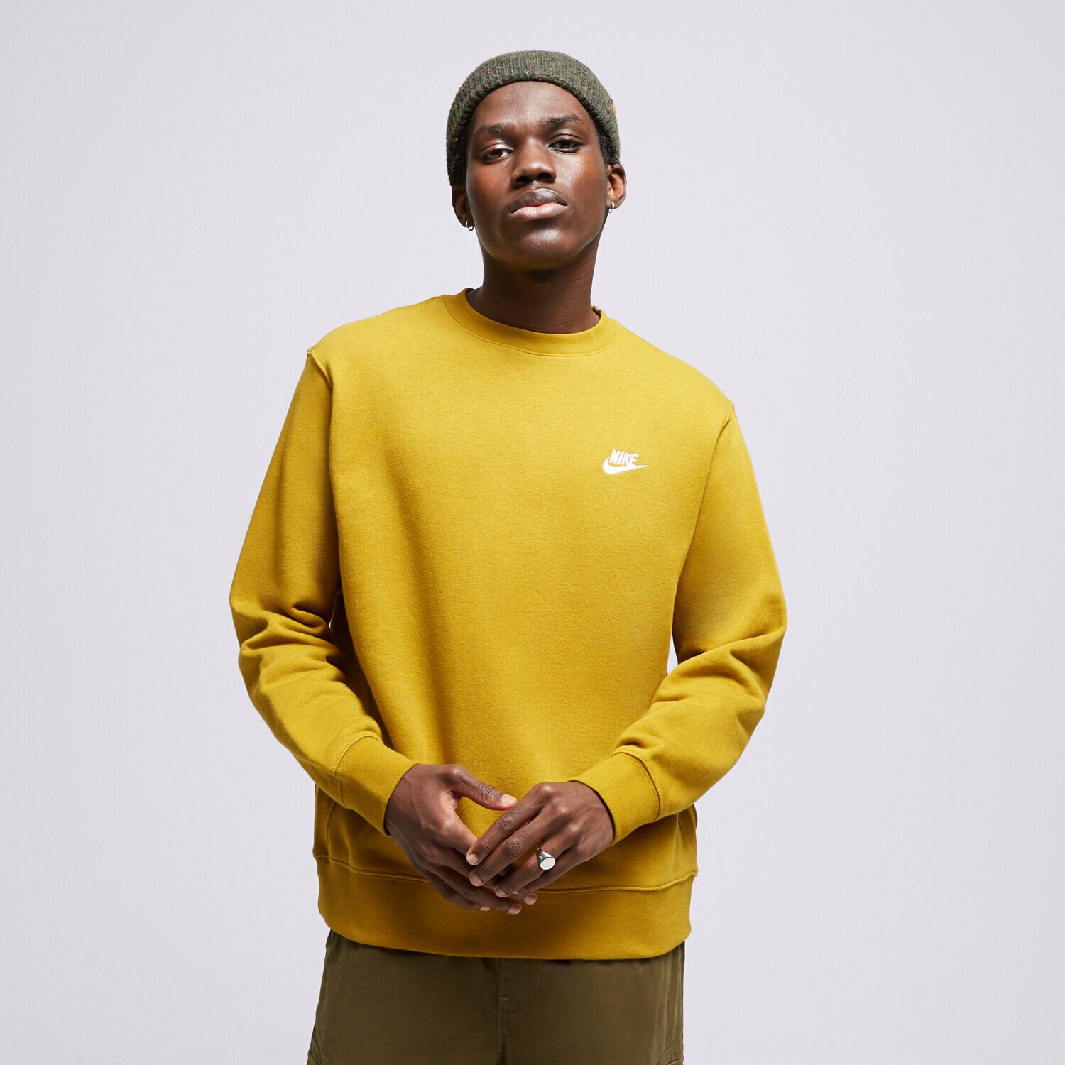 Muške dukserice NIKE VESTA NIKE SPORTSWEAR CLUB FLEECE BV2662-716 senf