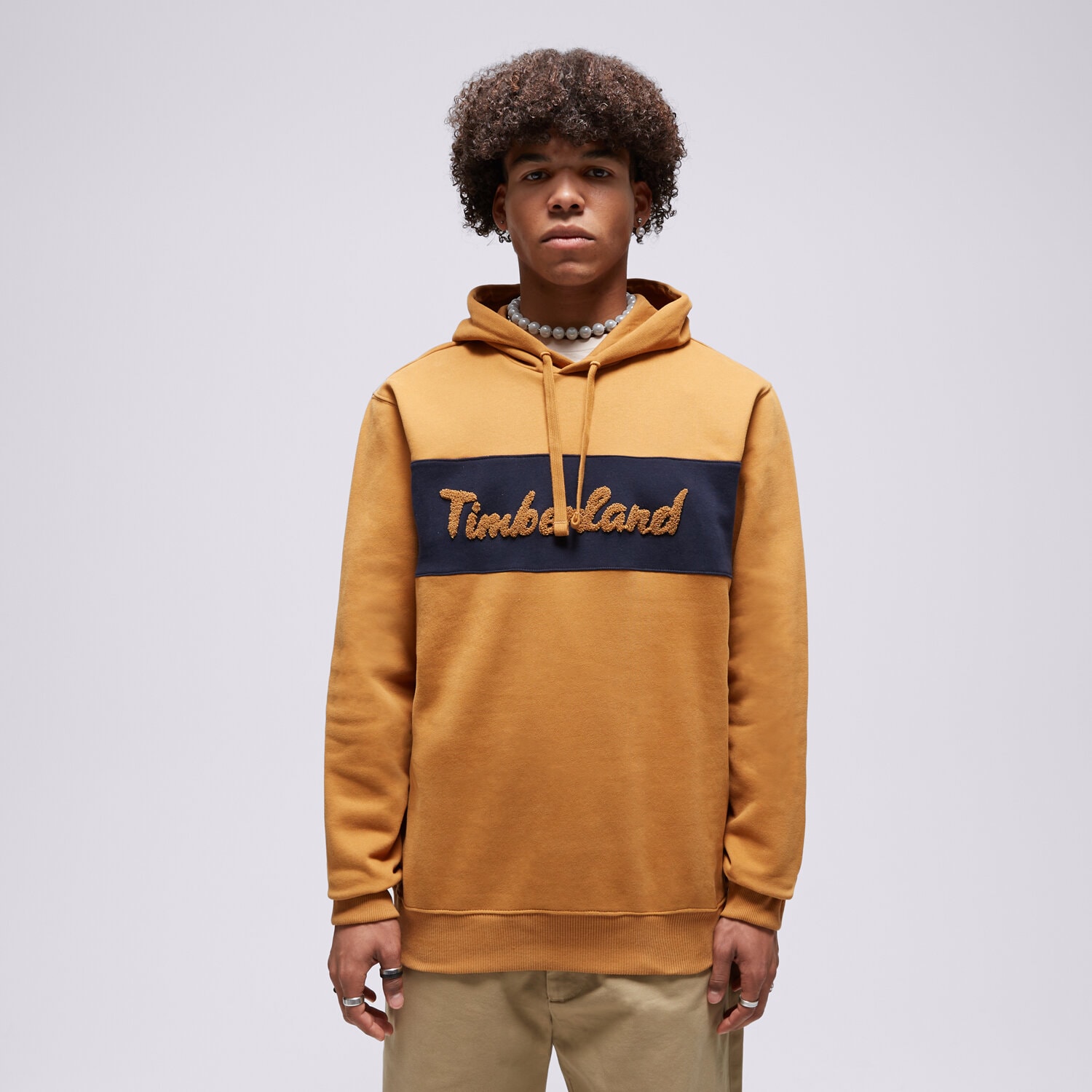 Muške dukserice TIMBERLAND VESTA S KAPULJAČOM LS CURSIVE HOODIE