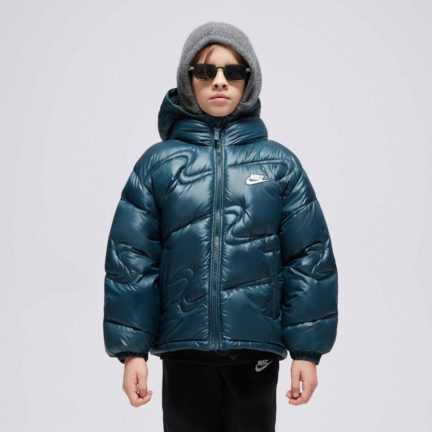 Dječje zimske jakne NIKE JAKNA ZIMSKA K NSW TF RPL HGH SNFL UNISEX FD2841-328 zelena