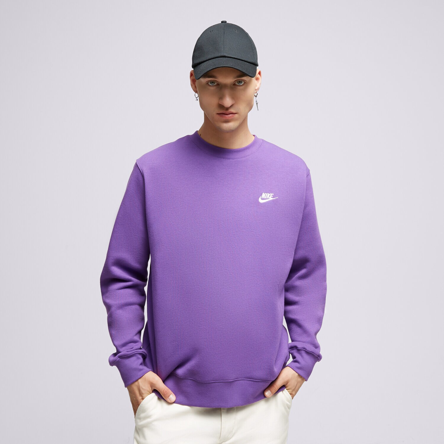 Muške dukserice NIKE VESTA SPORTSWEAR CLUB FLEECE  BV2662-599 ljubičasta