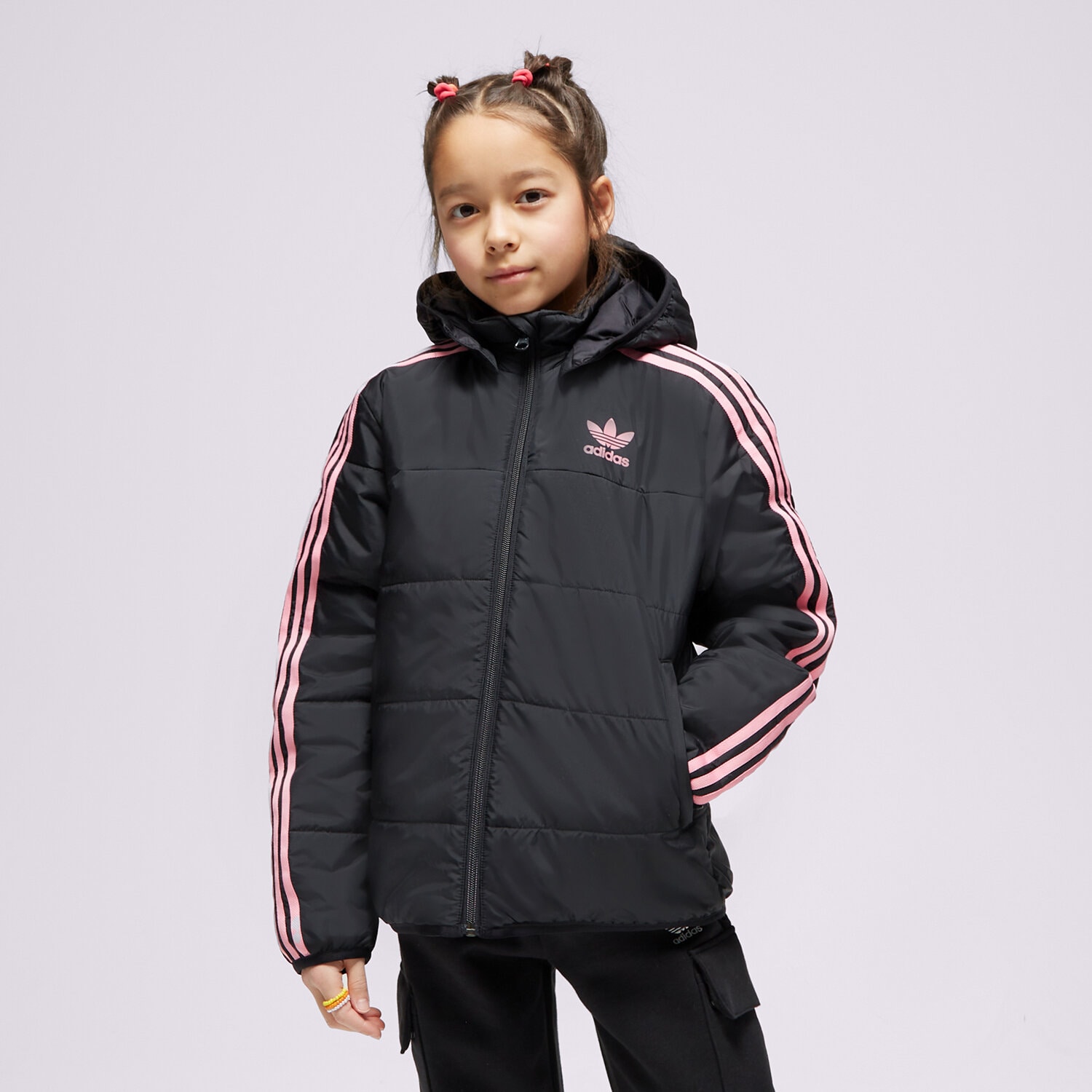 Dječje zimske jakne ADIDAS DONJA JAKNA PADDED JACKET GIRL IN1328 crna