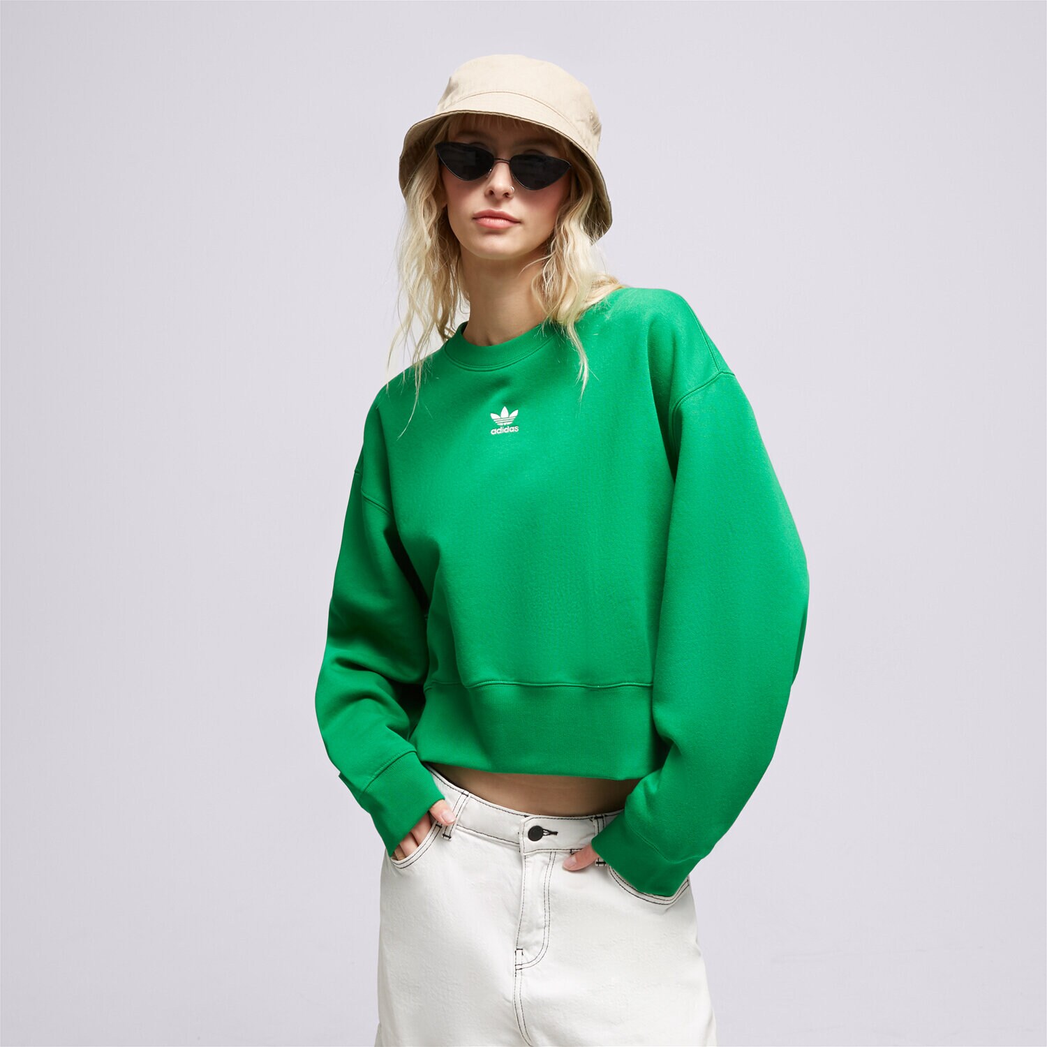 Ženske dukserice ADIDAS VESTA SWEATSHIRT IJ9772 zelena