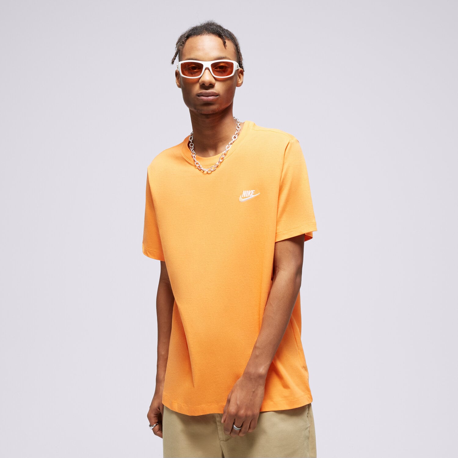 Muške majice Nike T SHIRT Sportswear Club AR4997-885 narančasta