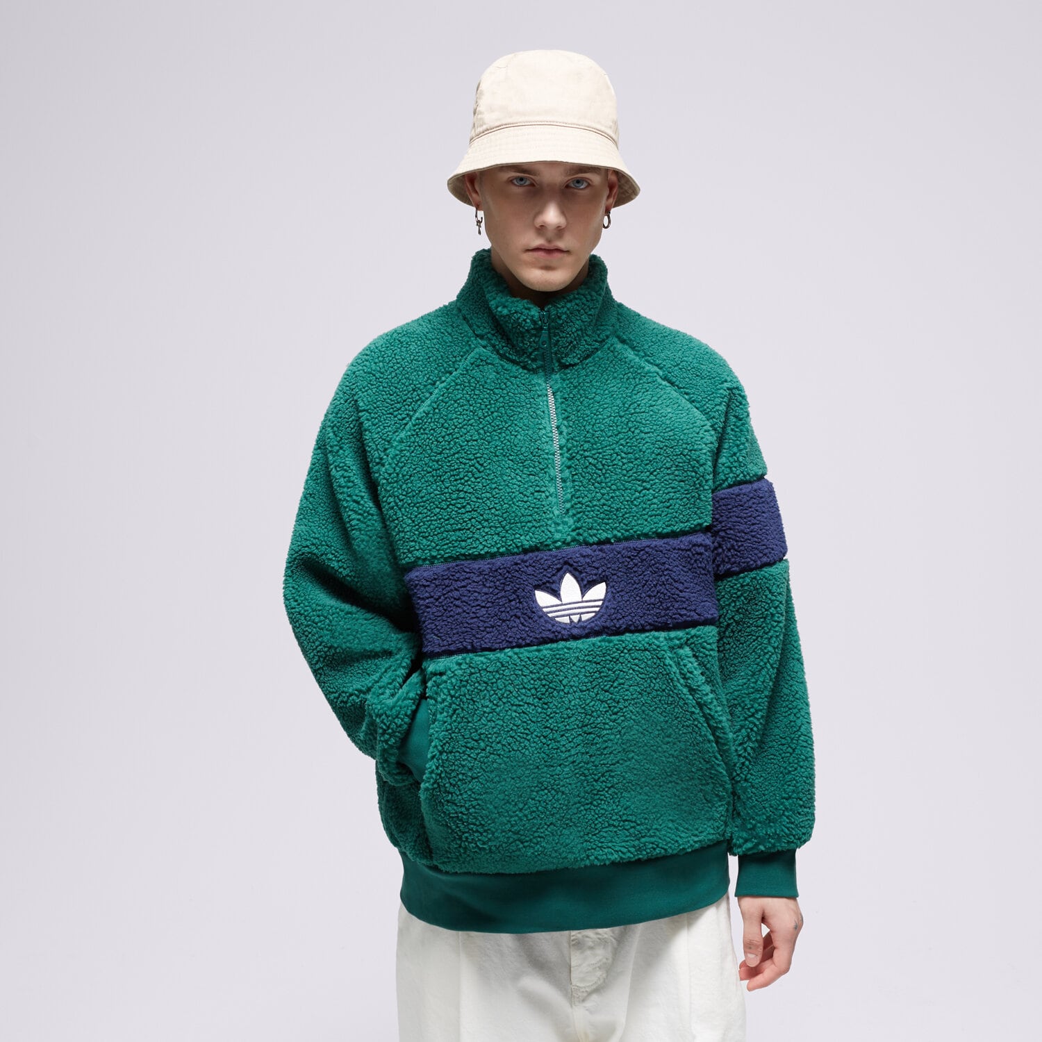 Muške dukserice ADIDAS RUNO WNTR FLEECE IM4659 zelena