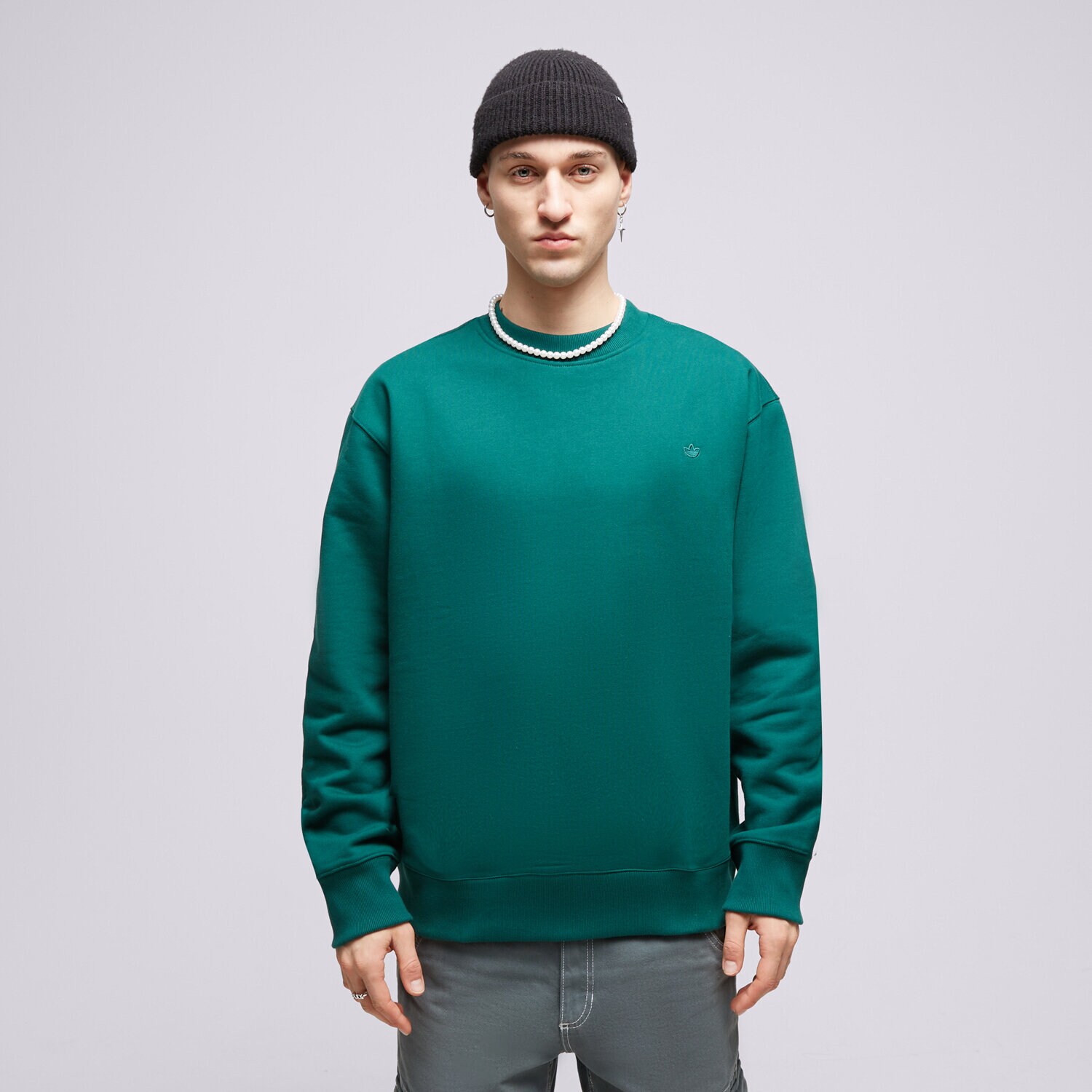 Muške dukserice ADIDAS VESTA C CREW IM2113 zelena