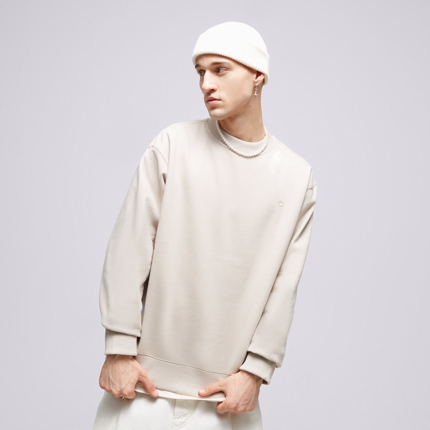 Muške dukserice ADIDAS VESTA C CREW IM2115 bež