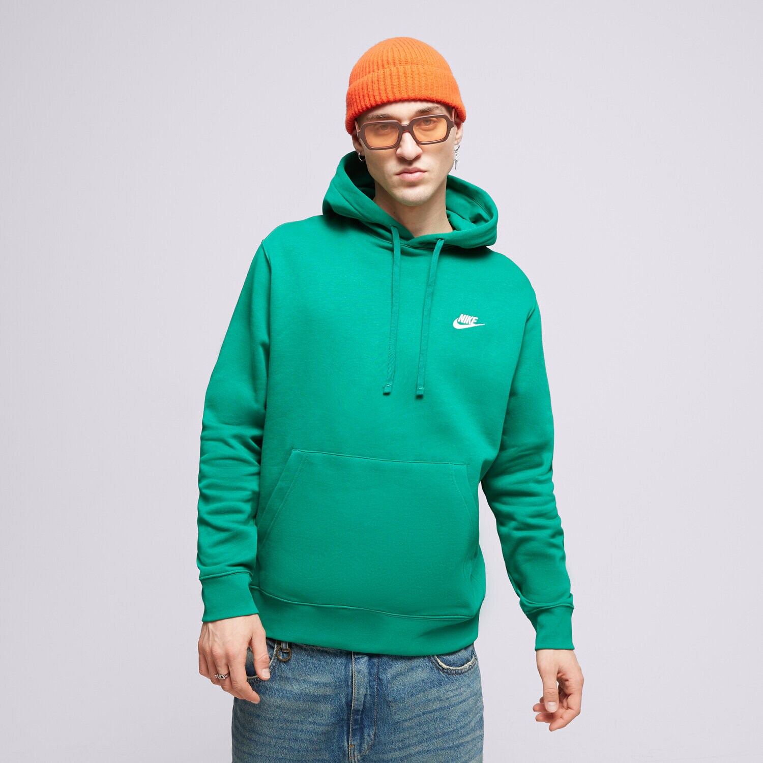 Muške dukserice NIKE VESTA S KAPULJAČOM PULLOVER BV2654-365 zelena