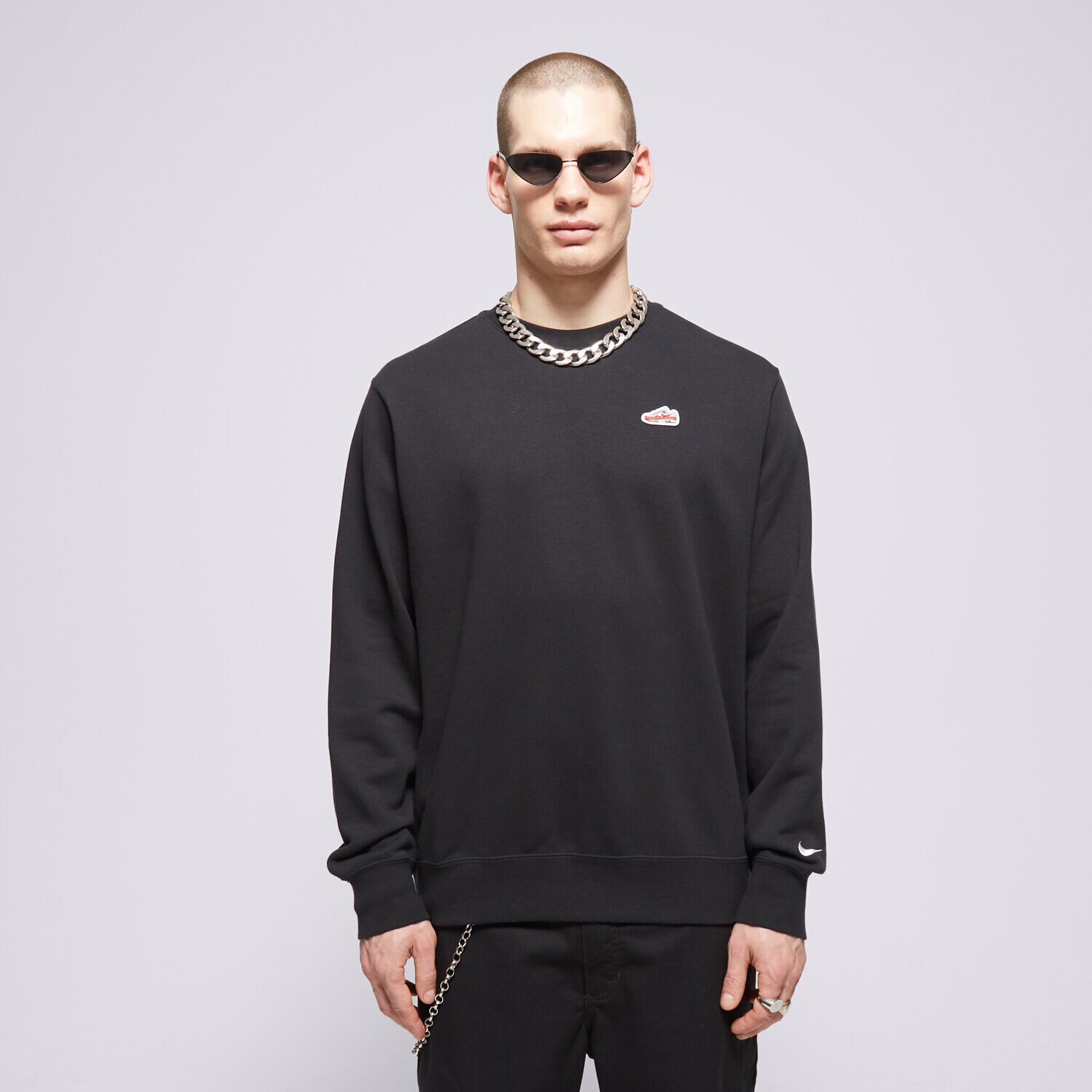 Muške dukserice NIKE VESTA M NSW CRW FT XAM1 FZ5202-010 crna
