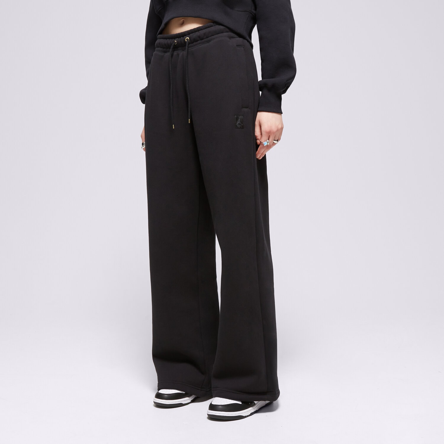 Ženske hlače JORDAN HLAČE W J FLT FLC PANT SSNL FD7224-010 crna