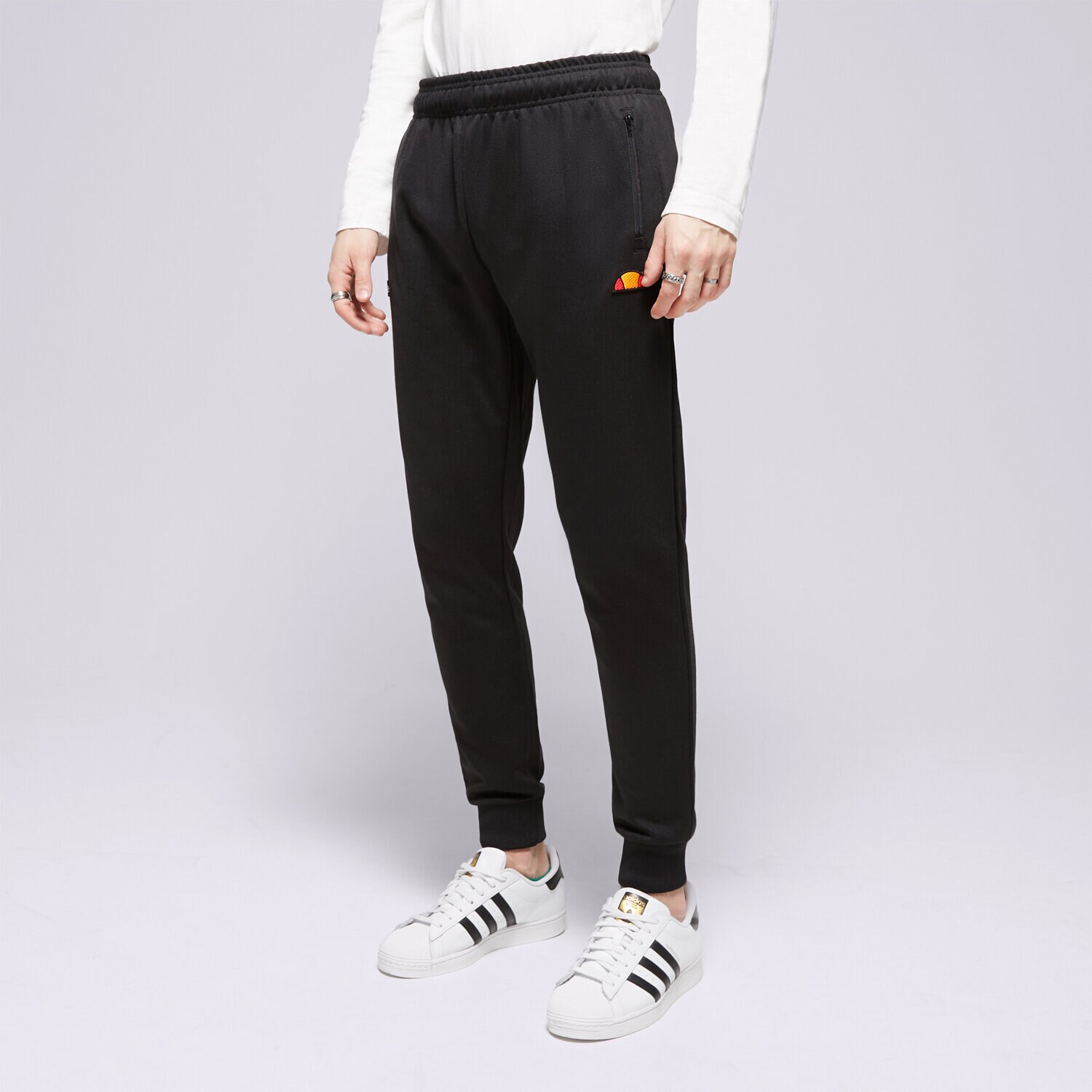 Muške hlače ELLESSE HLAČE BERTONI TRACK PANT BLK SHR04351011 crna