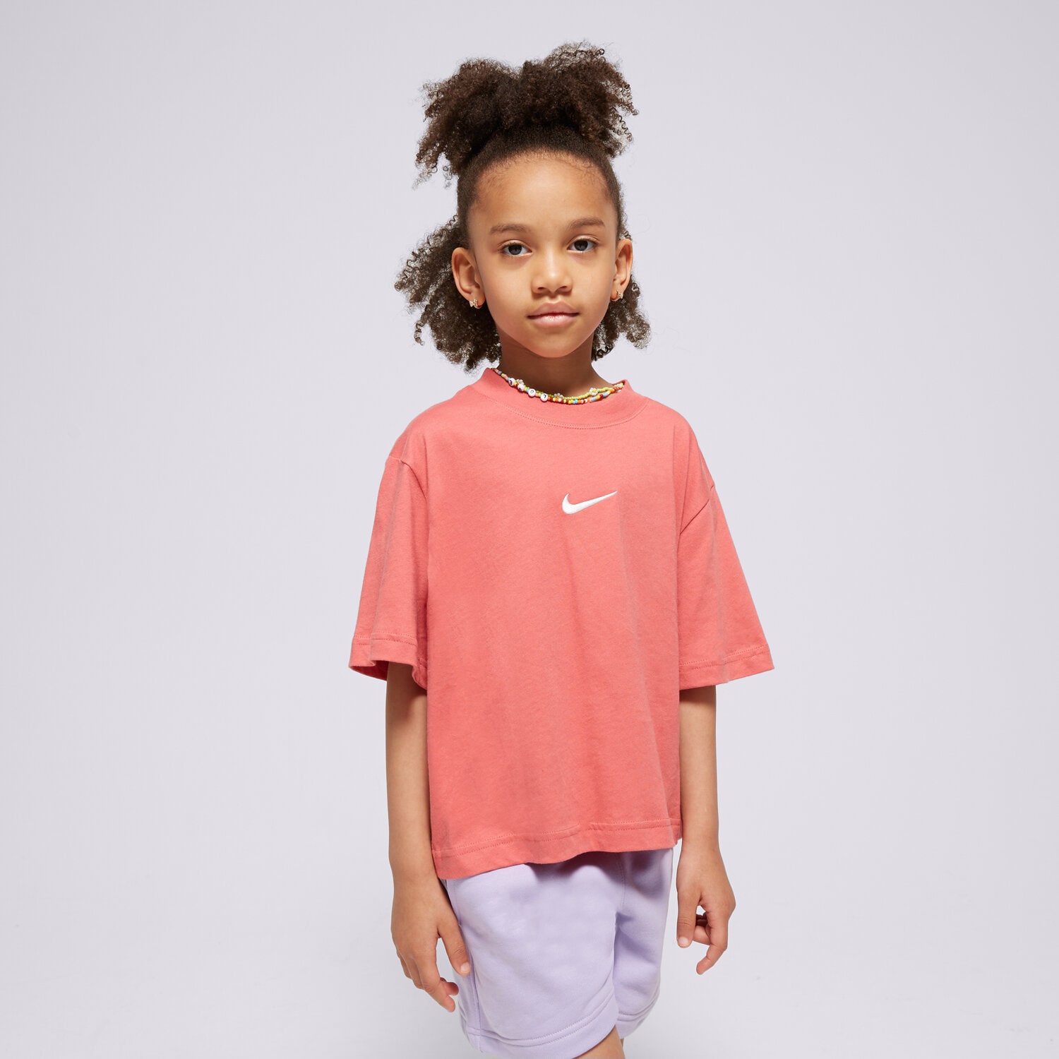 Dječje majice NIKE T-SHIRT SPORTSWEAR GIRL DH5750-655 koraljna