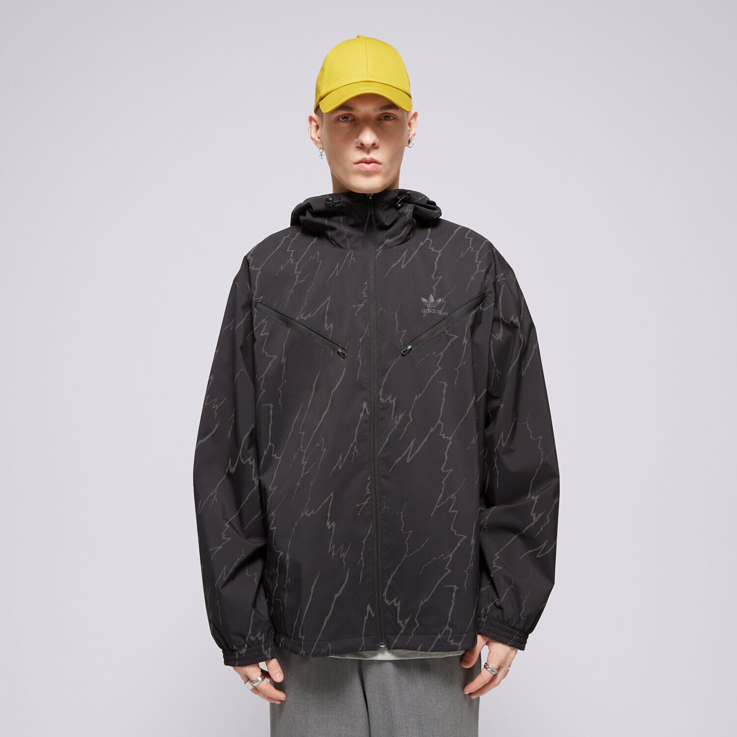 Muške prijelazne jakne ADIDAS JAKNA LIGHTN JKT IM9878 siva