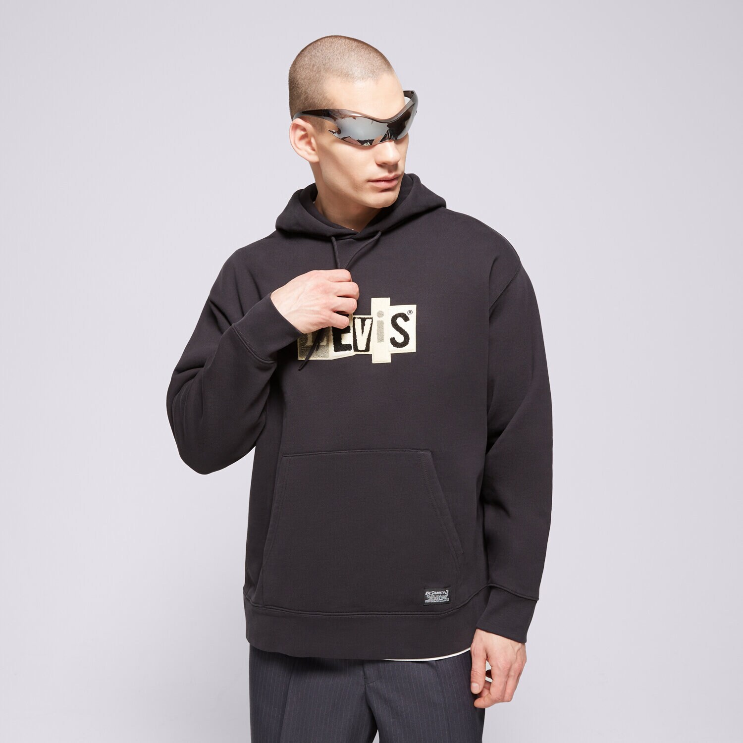 Muške dukserice LEVI'S VESTA S KAPULJAČOM SKATE HOODED SWEATSHIRT A1008-0011 crna