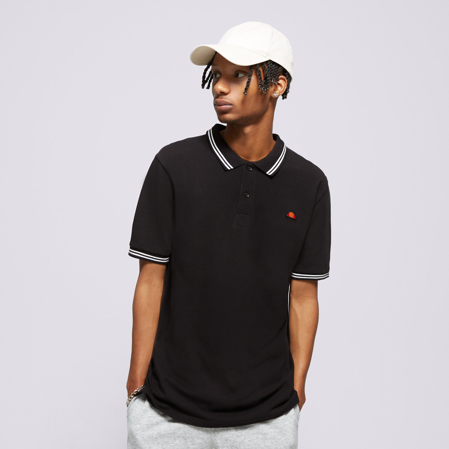 Muške majice ELLESSE POLO ROOKIE POLO BLK SHR20724011 crna