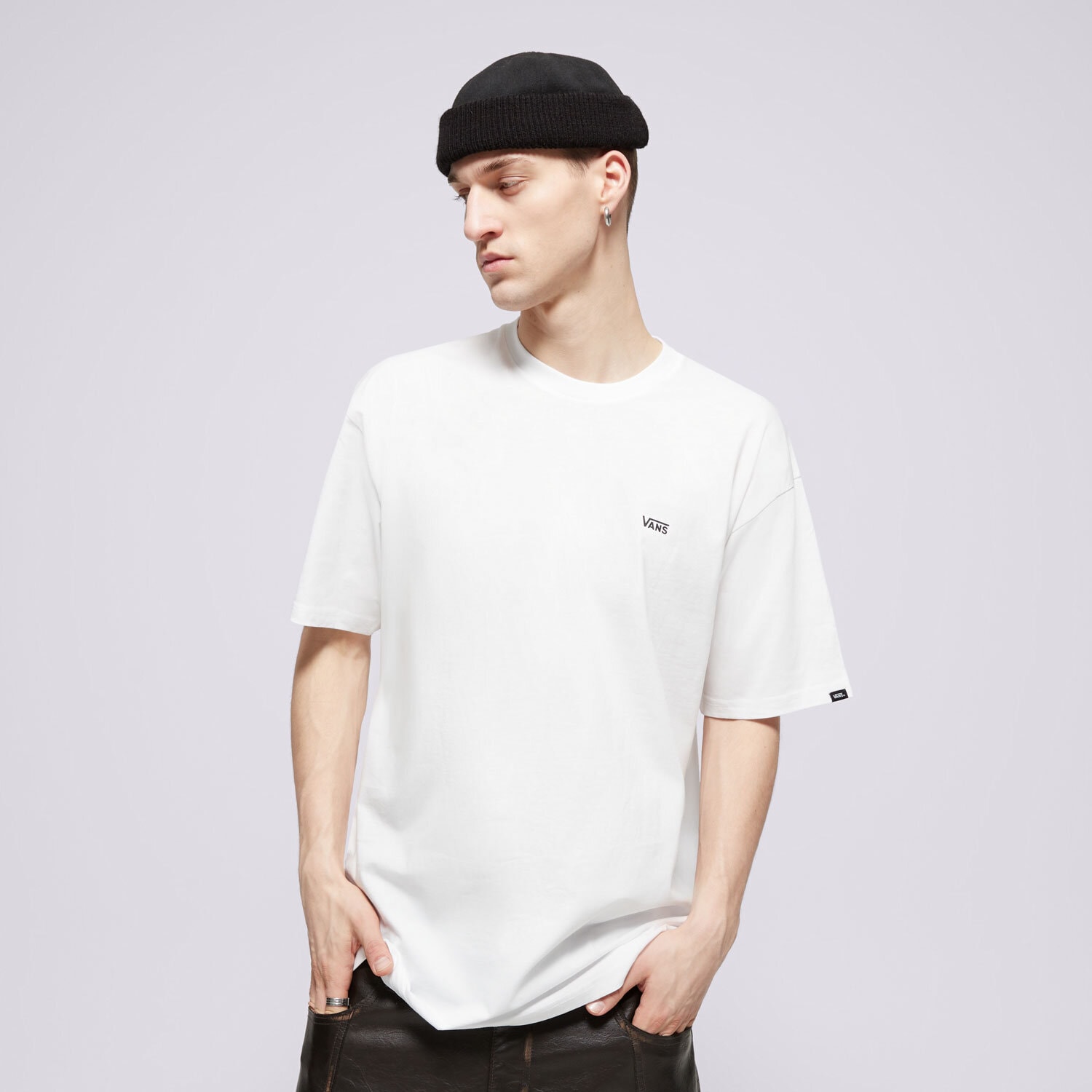 Muške majice VANS T-SHIRT MN LEFT CHEST LOGO TEE WHITE VN0A3CZEYB21 bijela