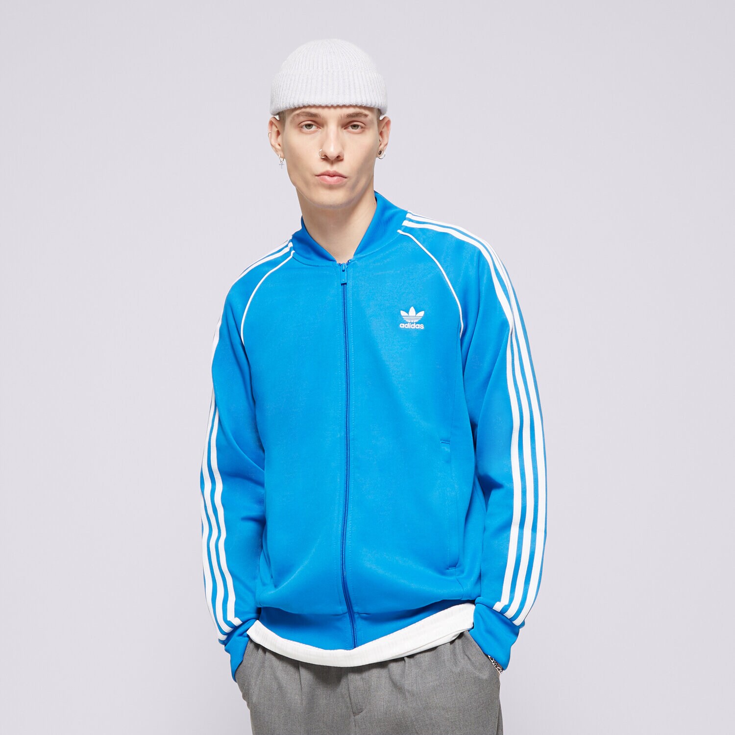 Muške dukserice ADIDAS VESTA RASKOPČANA SSTAR TT BLUE IL2493 plava