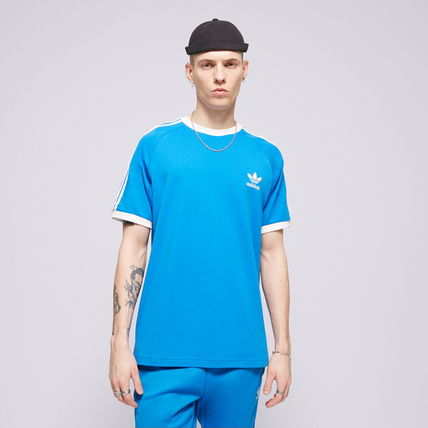 Muške majice ADIDAS T-SHIRT 3-STRIPES TEE IN7745 plava