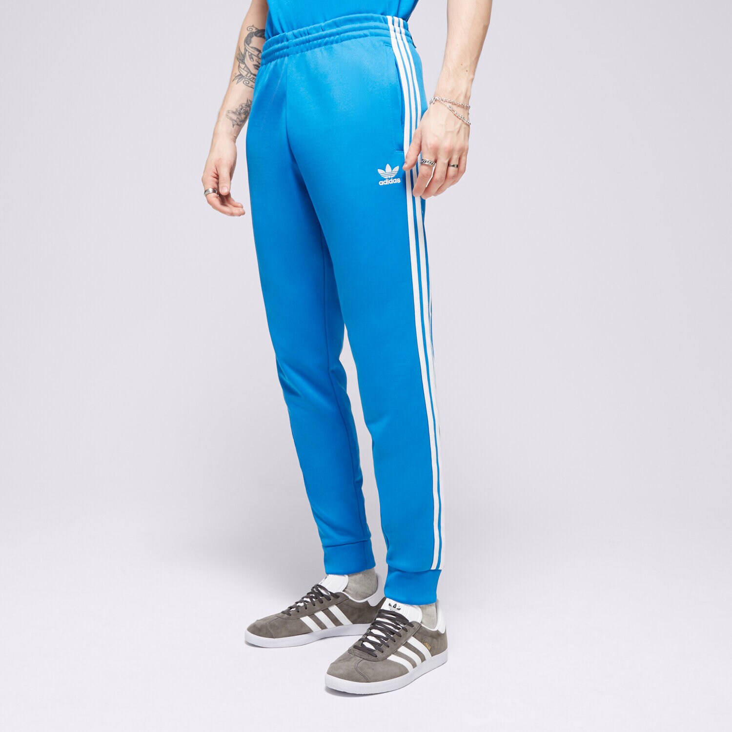 Muške hlače ADIDAS HLAČE SSTAR TP BLUE IM4542 plava