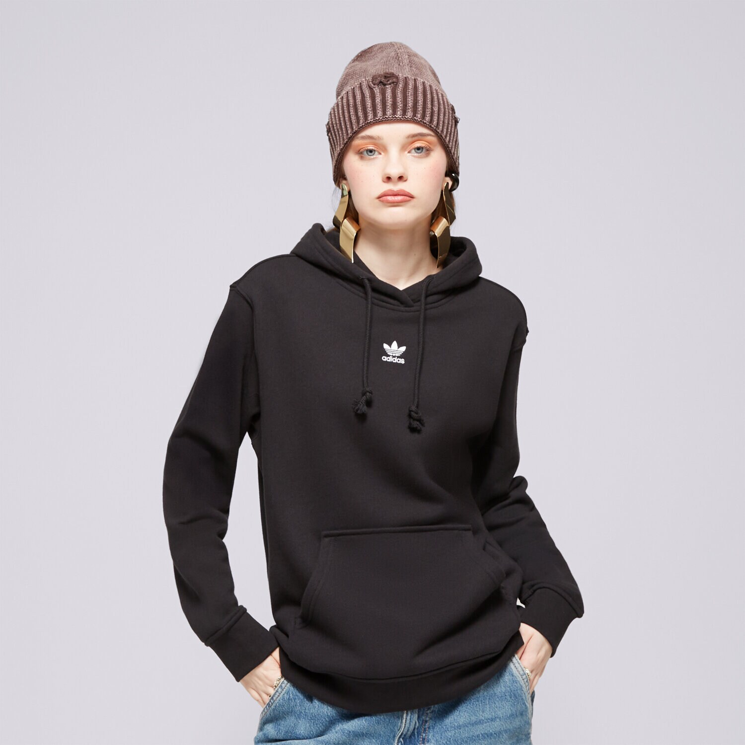 Ženske dukserice ADIDAS VESTA S KAPULJAČOM HOODIE IA6427 crna