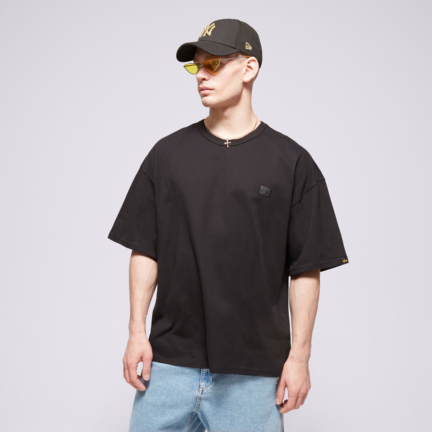 Muške majice ALPHA INDUSTRIES T-SHIRT ALPHA ESSENTIALS RL T 14650403 crna
