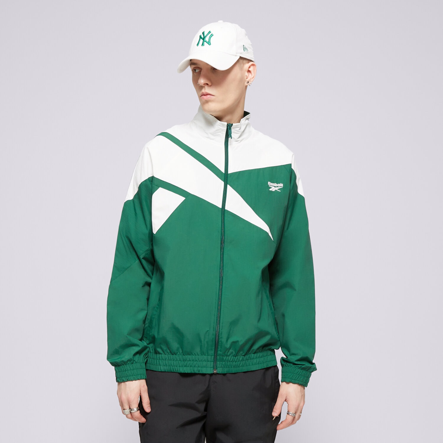 Muške dukserice REEBOK VESTA CL F FR TRACKTOP 100075946 zelena