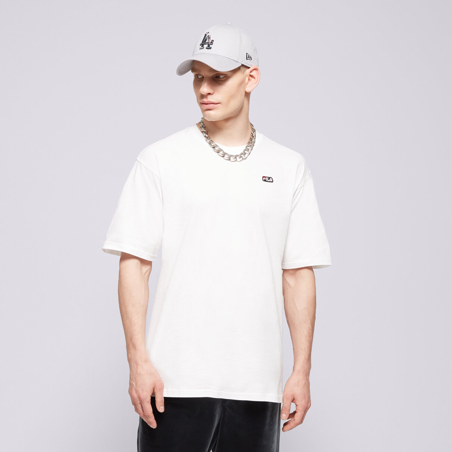 Muške majice FILA T-SHIRT BADGE LOGO TEE FI124TSM70100 bijela