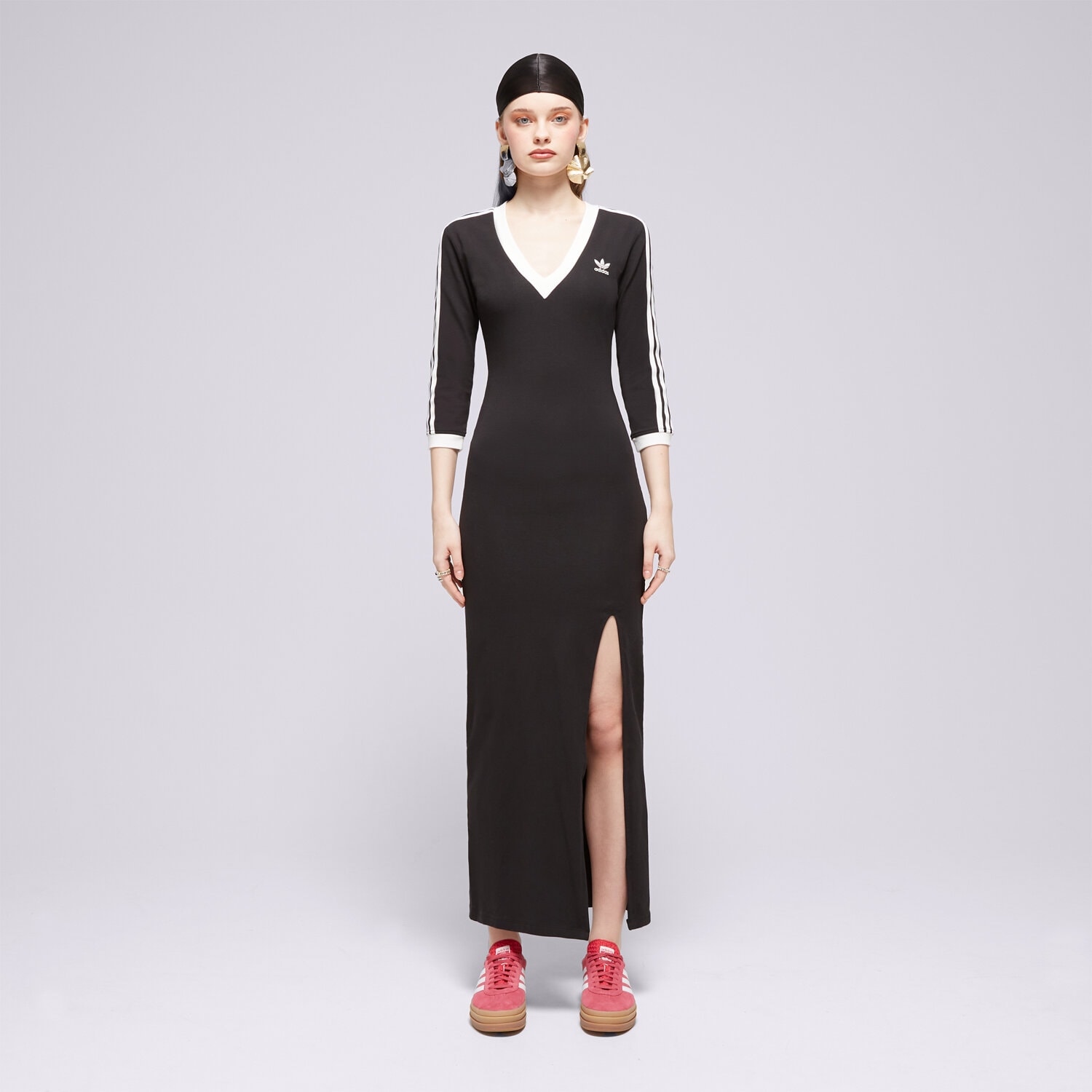 Ženske haljine i suknje ADIDAS HALJINA MAXI TRENIRKAS V IK0439 crna