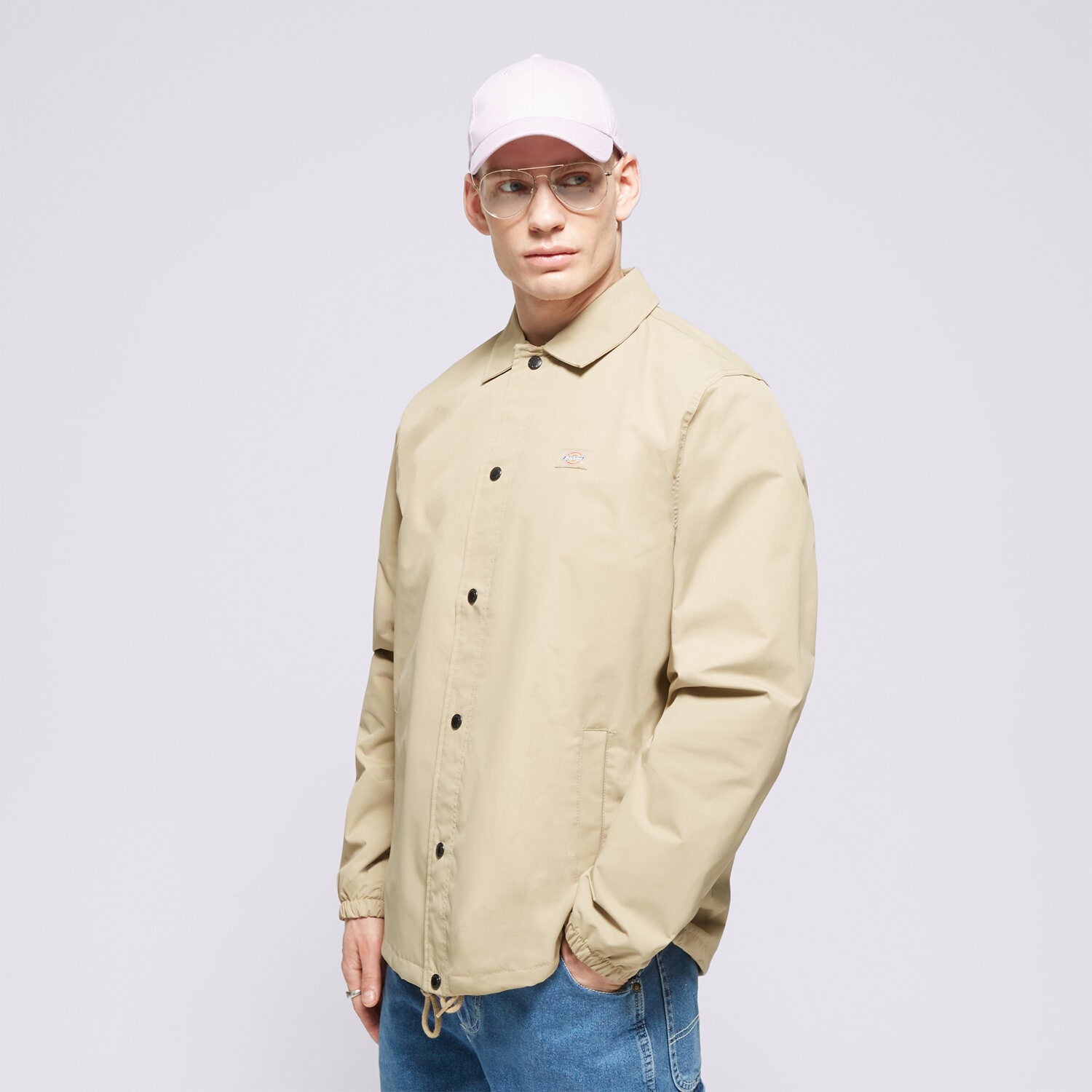Muške prijelazne jakne DICKIES JAKNA OAKPORT COACH DK0A4XEWKHK1 bež