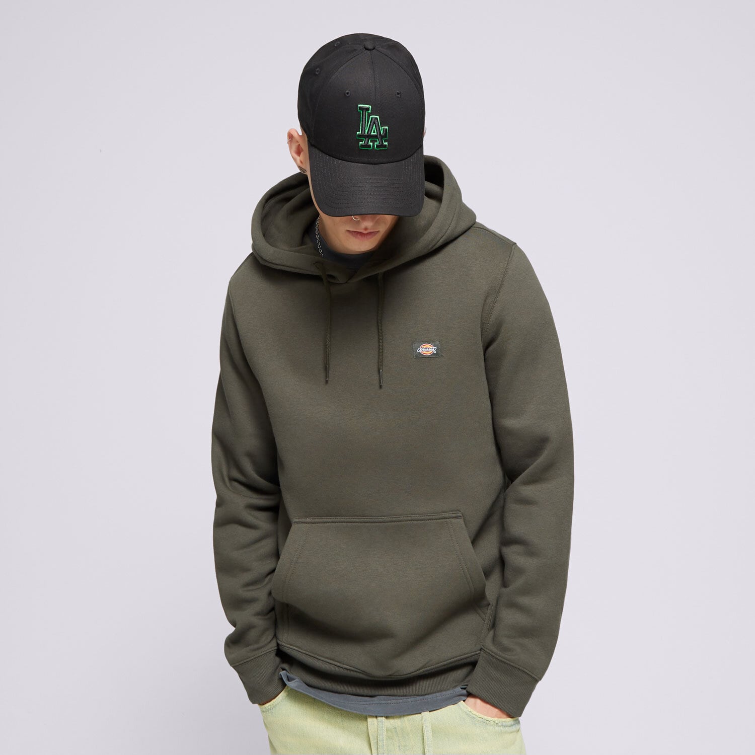 Muške dukserice DICKIES VESTA S KAPULJAČOM OAKPORT HOODIE DK0A4XCDOGX1 kaki