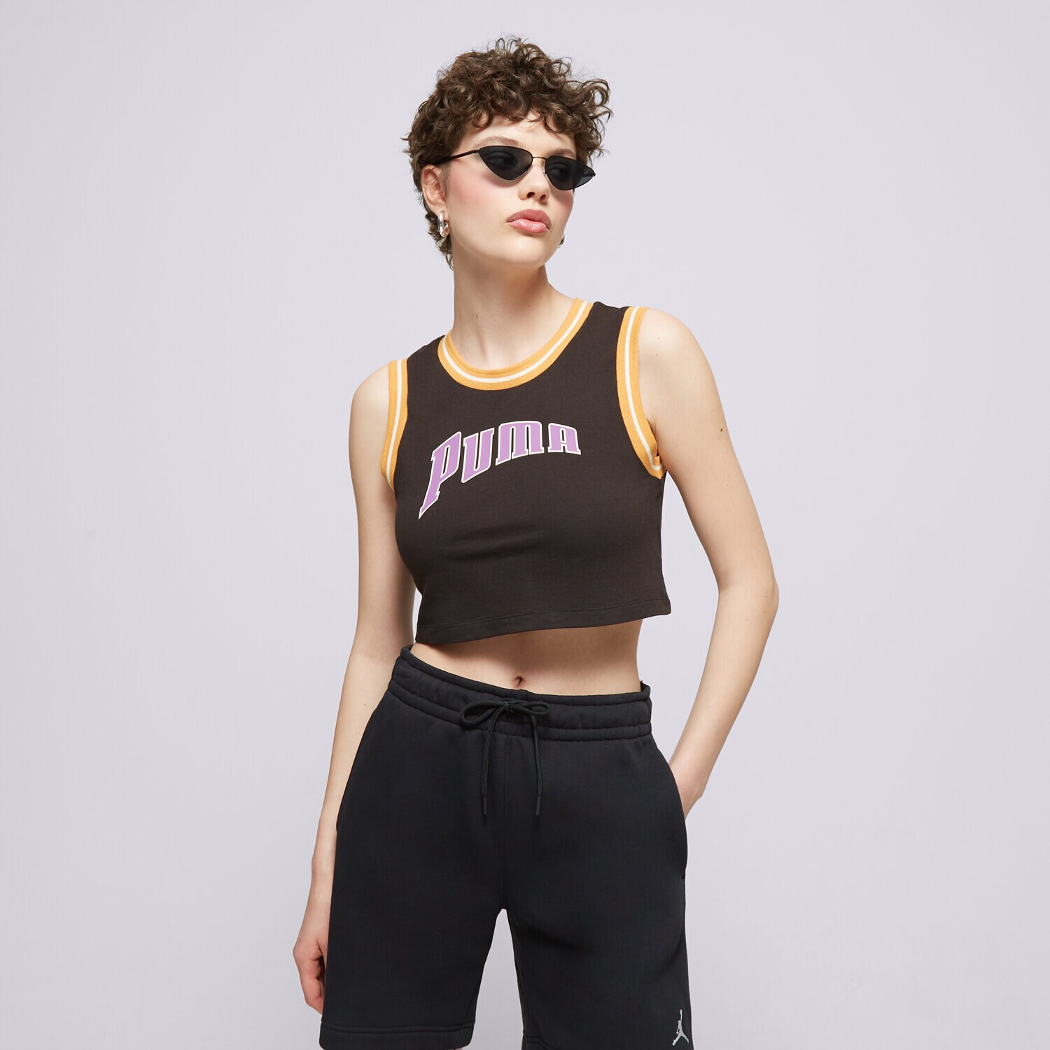 Ženske majice PUMA T-SHIRT GRAPHIC CROPPED 62502401 crna