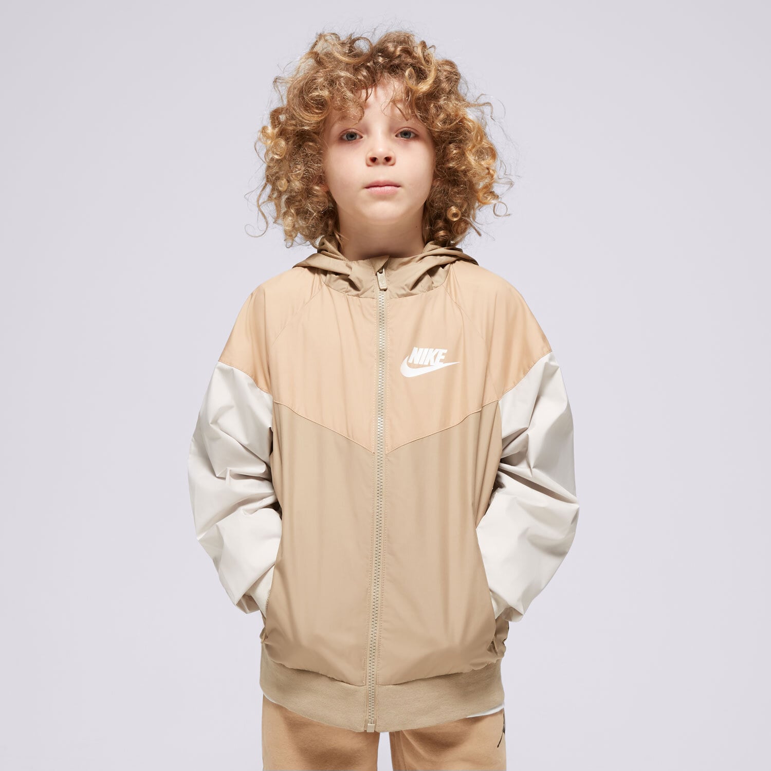 Dječje zimske jakne NIKE JAKNA SPORTSWEAR WINDRUNNER BOY 850443-248 bež