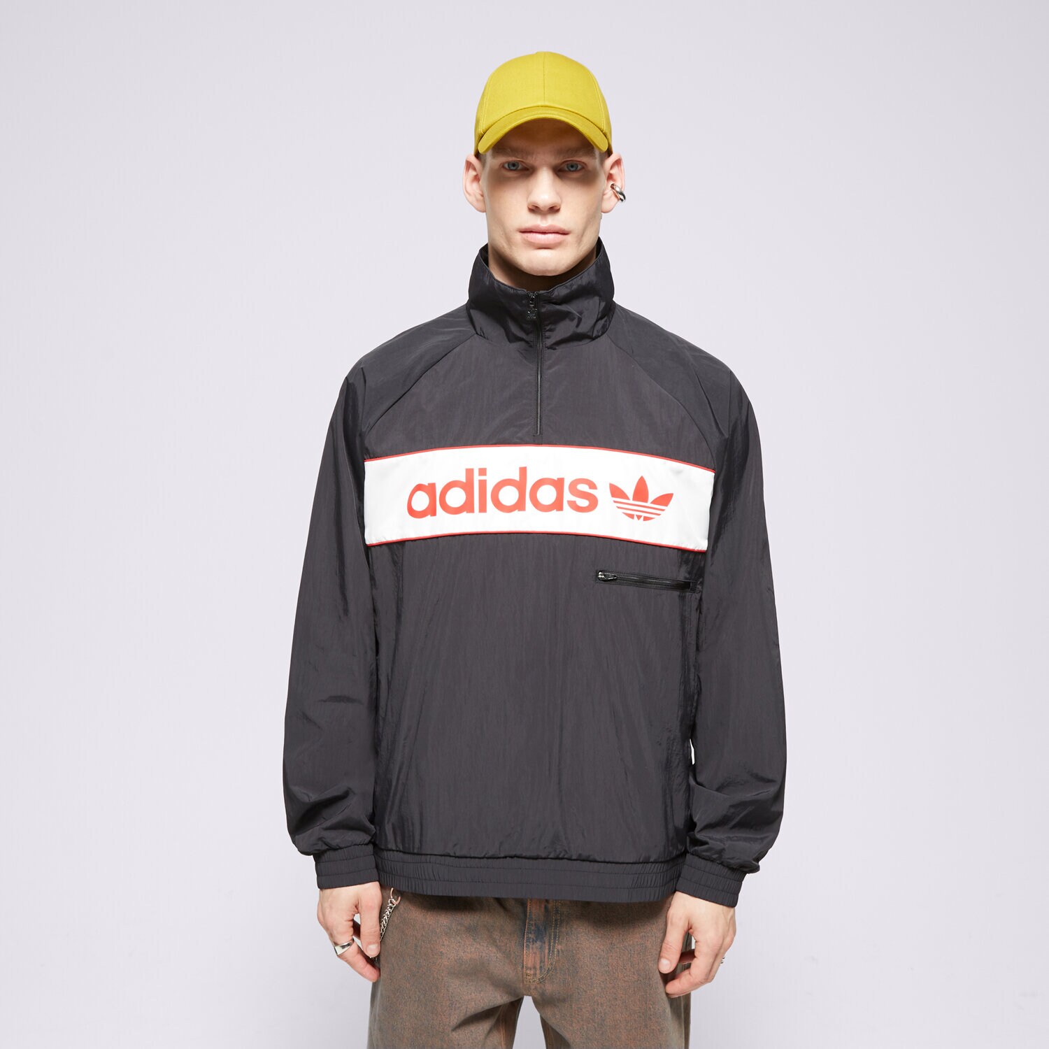Muške dukserice ADIDAS VESTA WINDBREAKER IS1398 crna