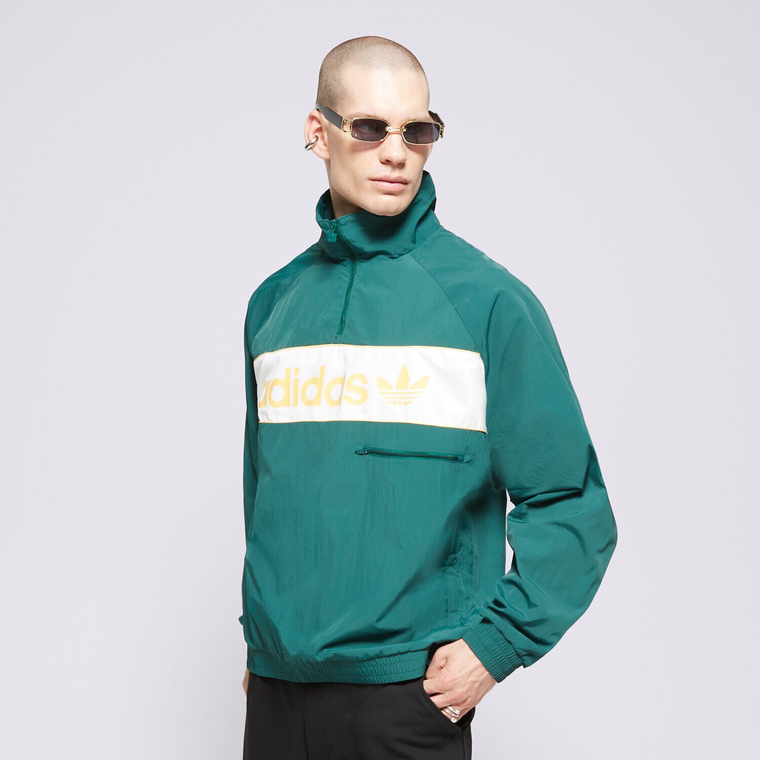 Muške dukserice ADIDAS VESTA WINDBREAKER IS3318 zelena