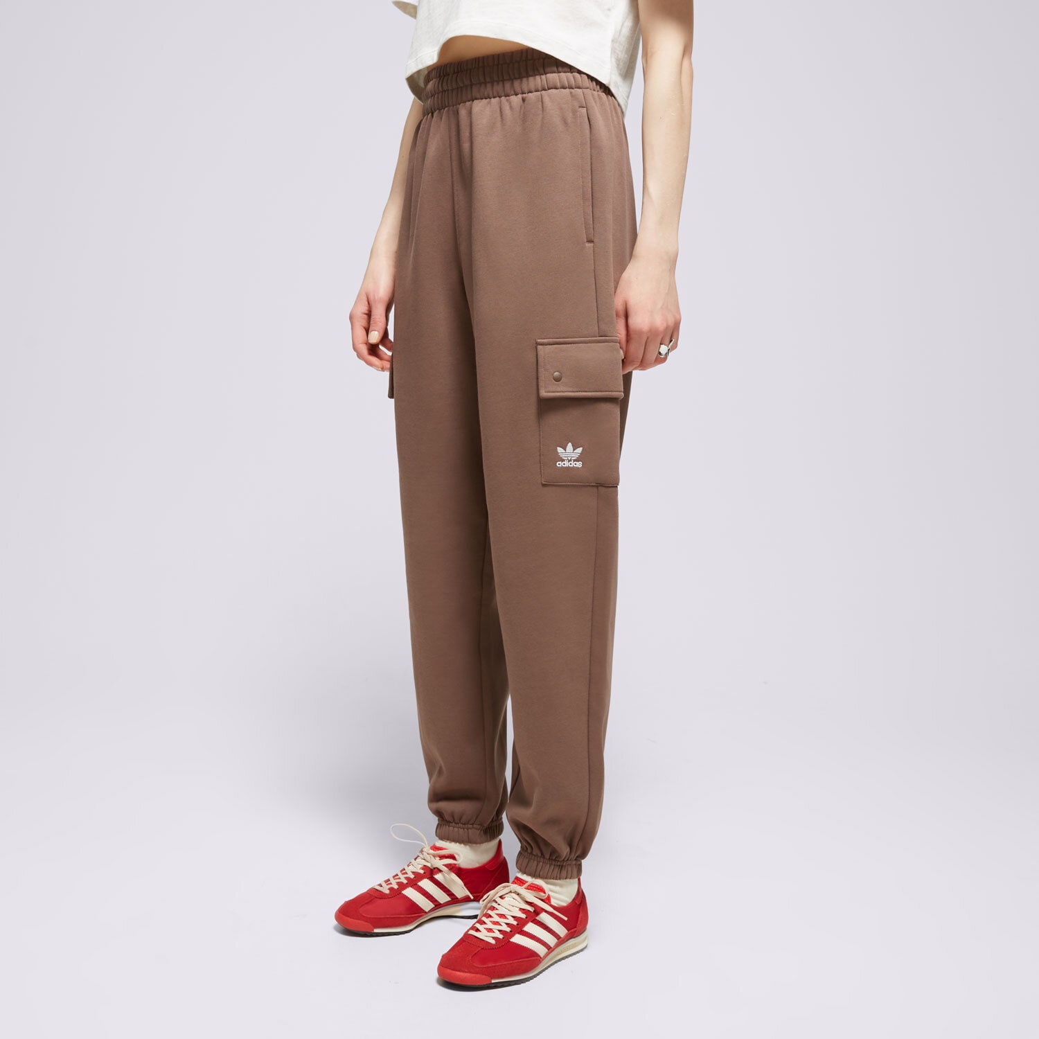 Ženske hlače ADIDAS HLAČE CARGO JOGGER IR5909 smeđa