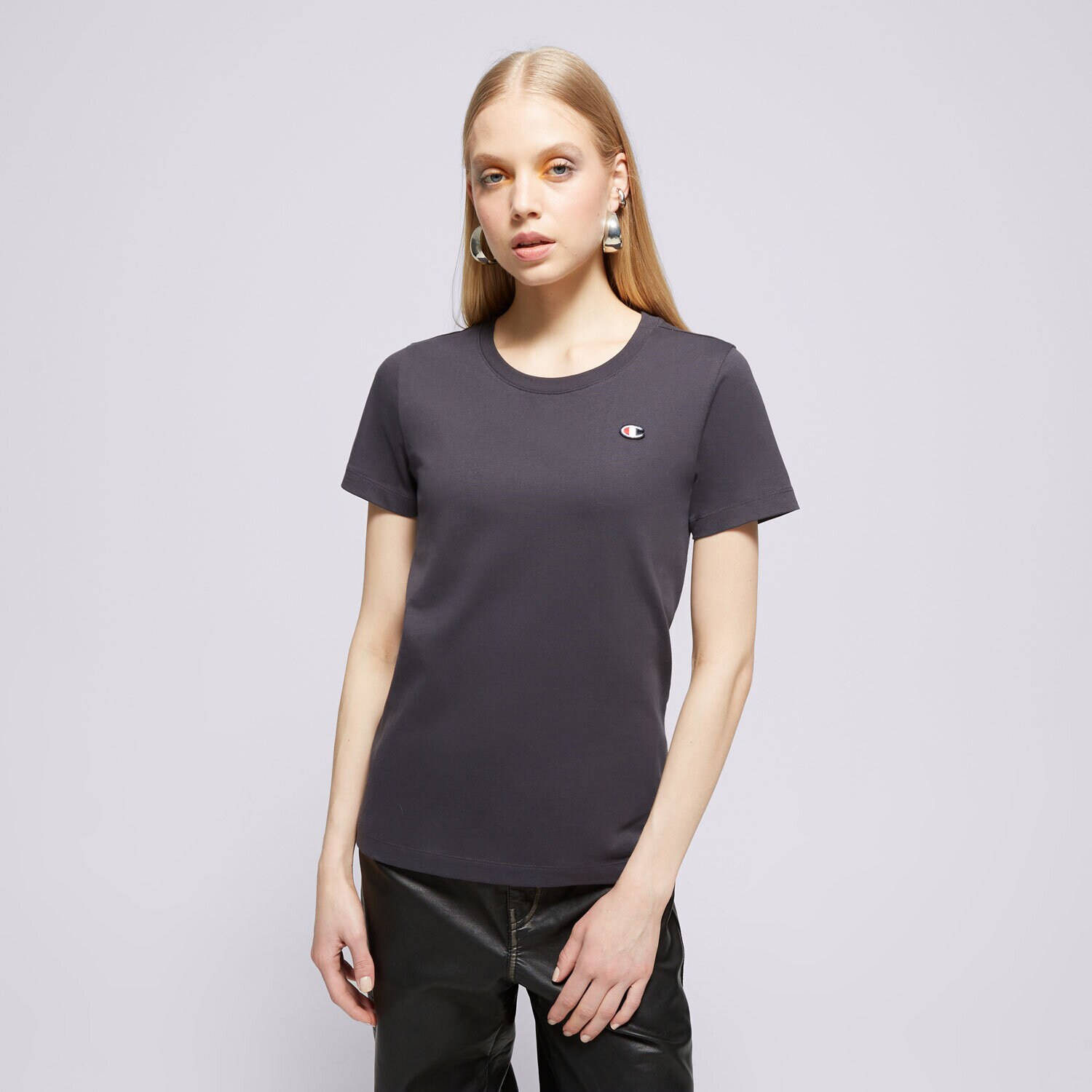 Ženske majice CHAMPION T-SHIRT CREWNECK TEE 117648ES503 crna