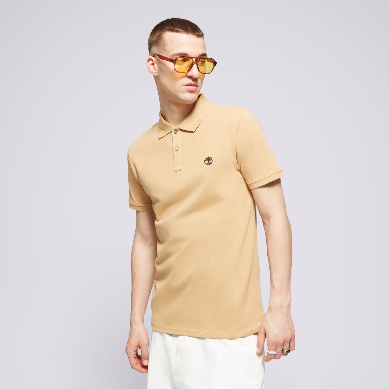 Muške majice TIMBERLAND POLO TFO CHEST LOGO TB0A2BS1EH31 smeđa