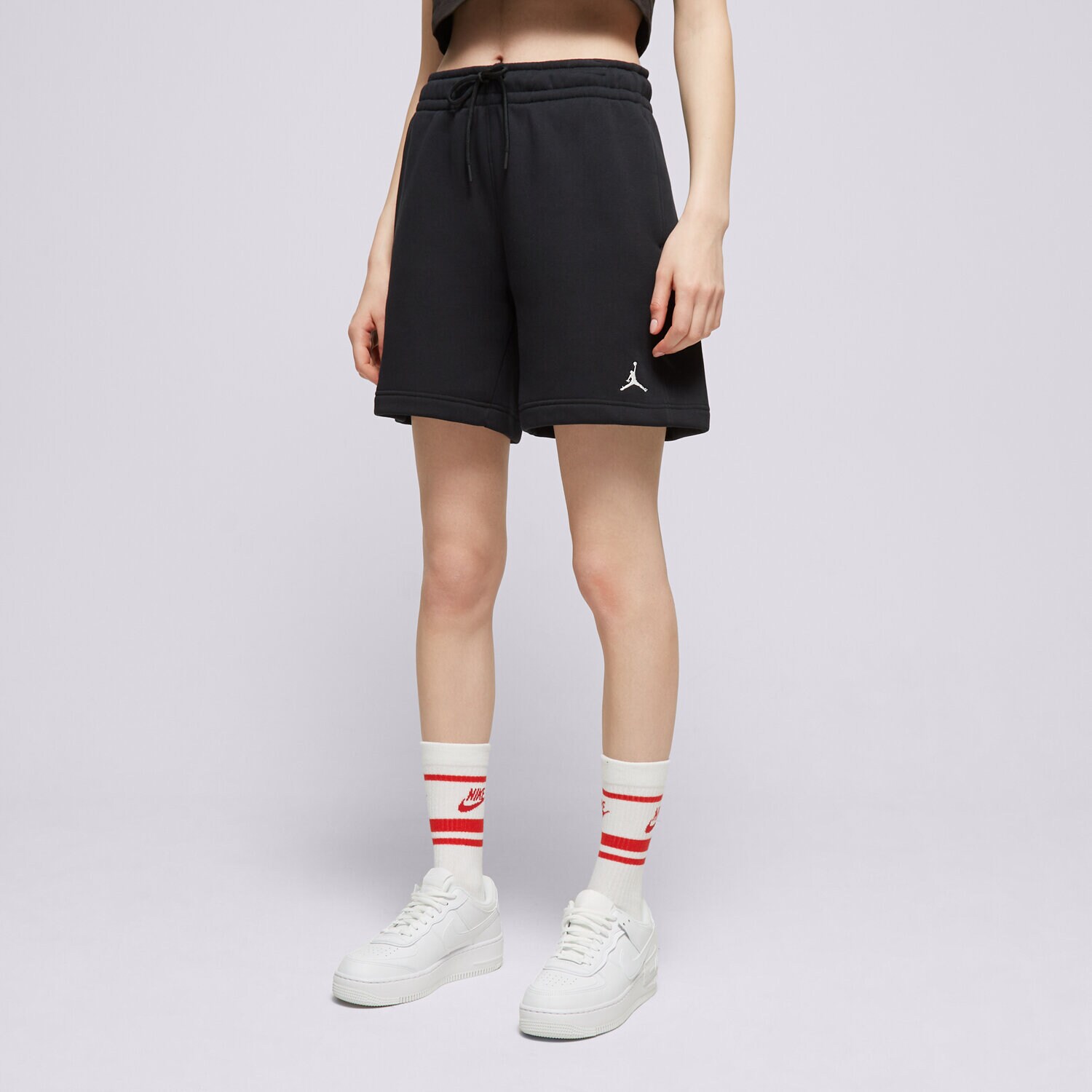 Ženske kratke hlače JORDAN KRATKE HLAČE W J BRKLN FLC SHORT 2 FN4497-010 crna