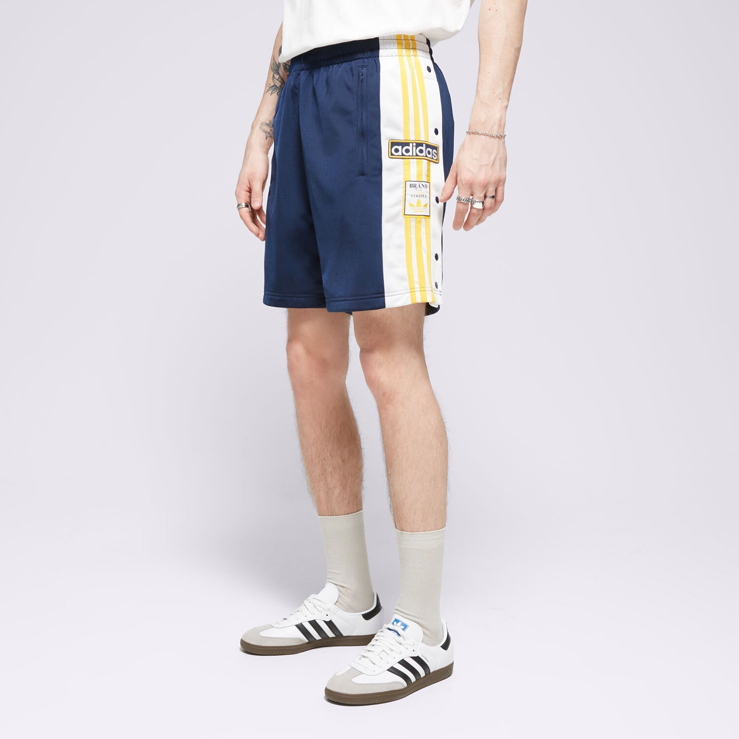 Muške kratke hlače ADIDAS KRATKE HLAČE ADIBREAK SHORT IU2372 tamno plava