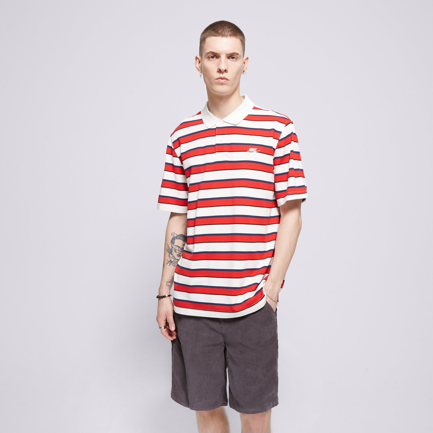 Muške majice NIKE POLO M NK CLUB STRIPE POLO FN3896-133 šarena