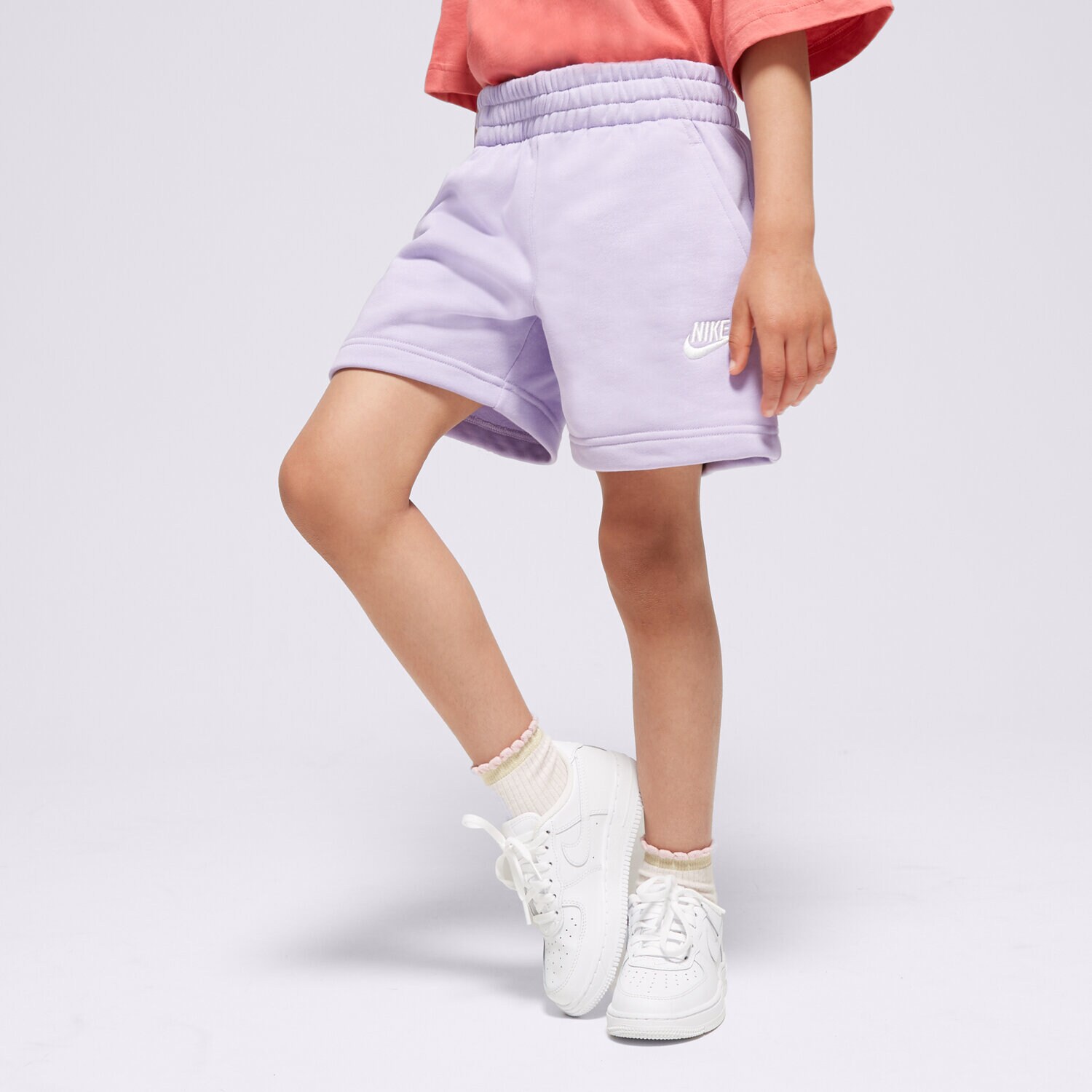 Dječje kratke hlače i haljine NIKE KRATKE HLAČE SPORTSWEAR CLUB FLEECE GIRL FD2919-515 ljubičasta