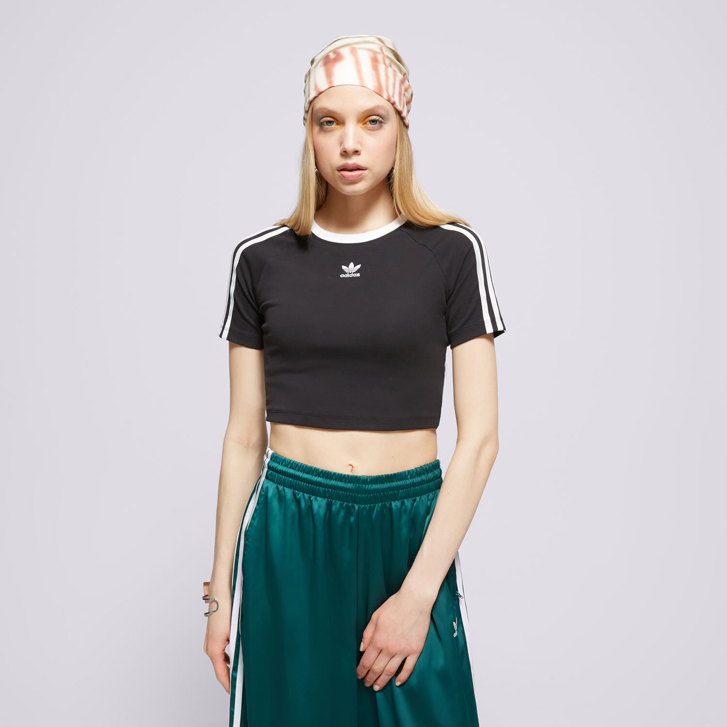 Ženske majice ADIDAS T-SHIRT 3 S BABY TEE IU2532 crna