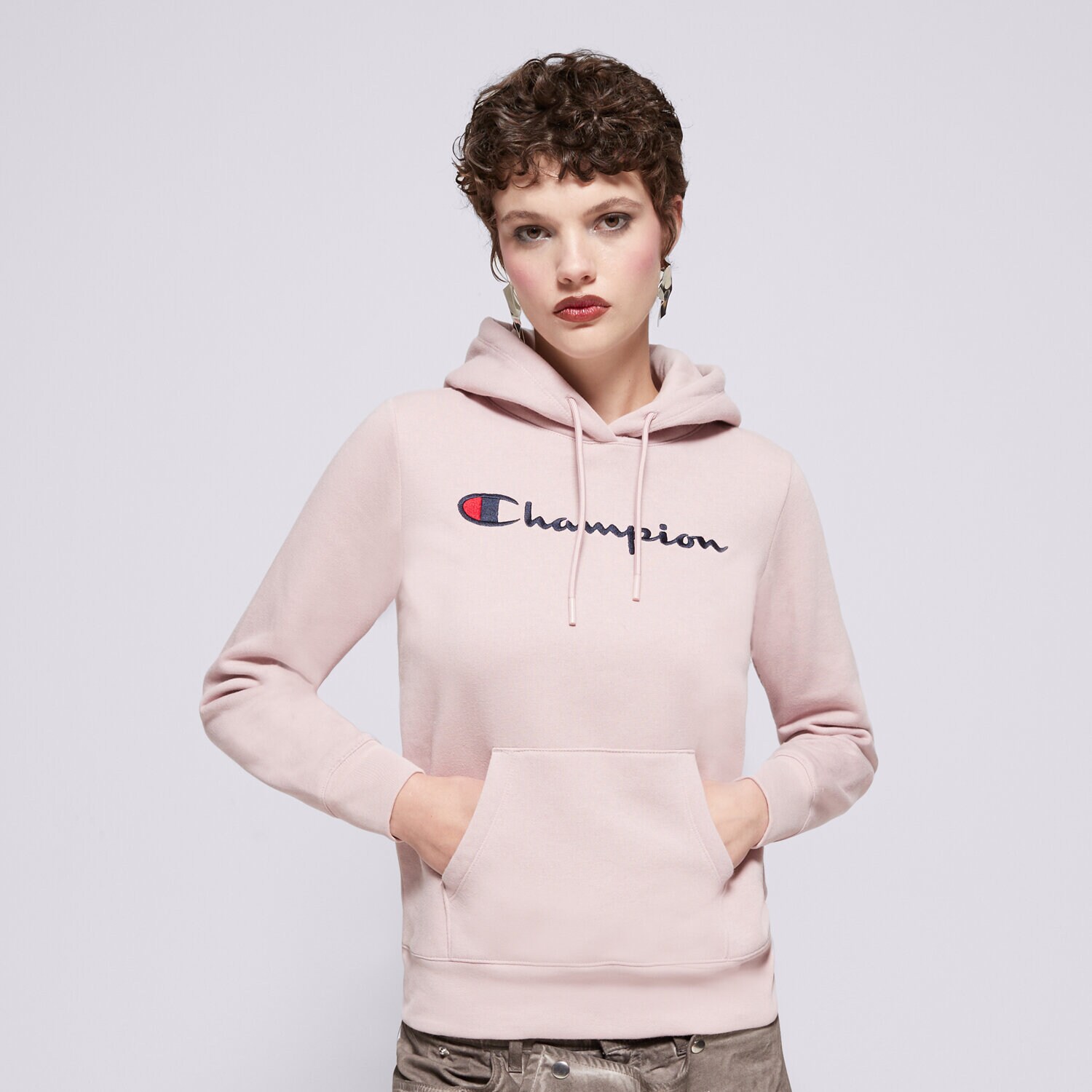 Ženske dukserice CHAMPION VESTA S KAPULJAČOM HOODED SWEATSHIRT 116579PS124 ružičasta