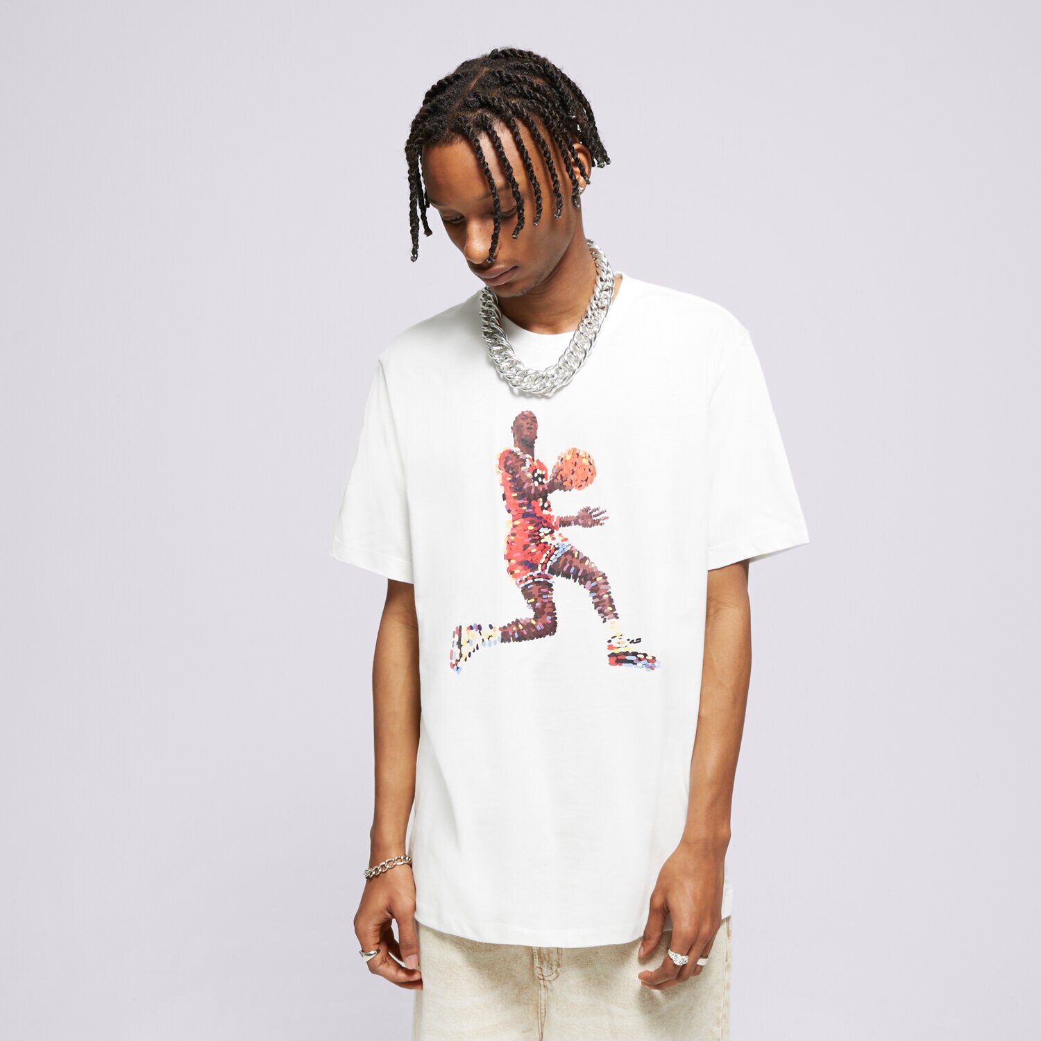 Muške majice JORDAN T-SHIRT M J FLT ESS GFX SS CREW FN6000-100 bijela