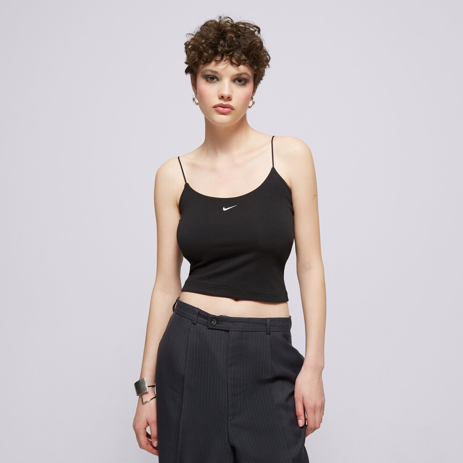 Ženske majice NIKE TOP W NSW NK CHLL KNT CAMI FN3685-010 crna